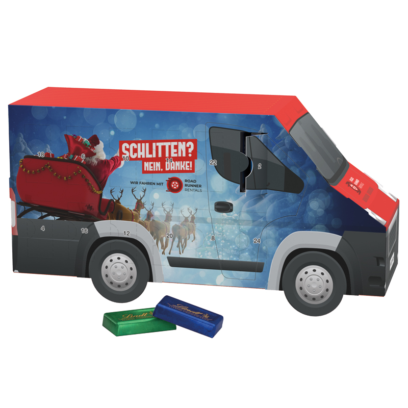 Adventskalender Transporter, Sarotti Schokotäfelchen