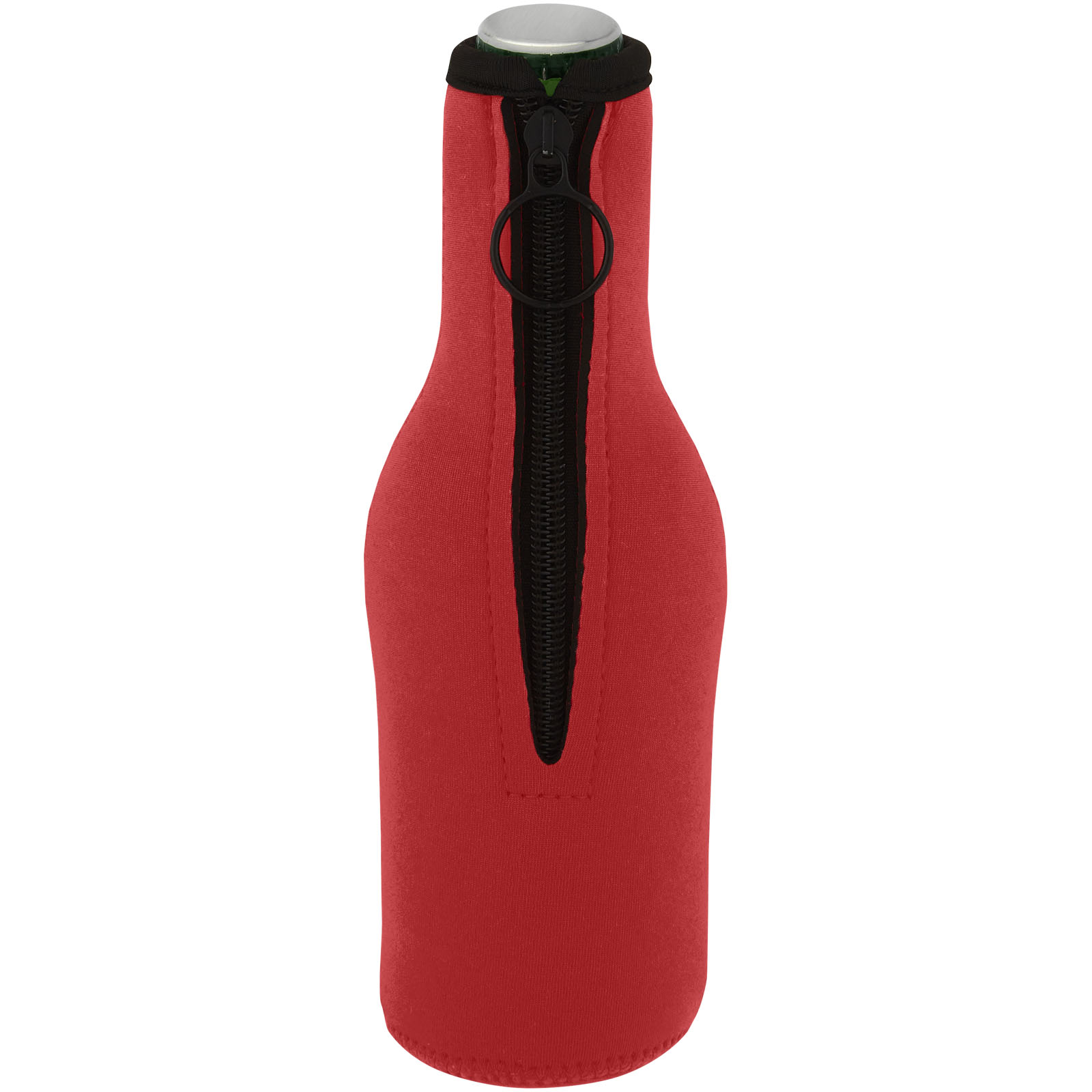 Fris Flaschenmanschette aus recyceltem Neopren rot
