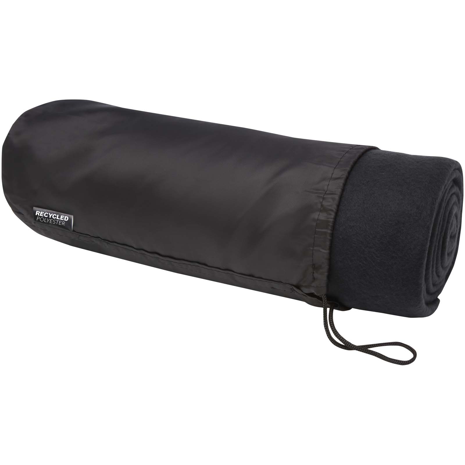 Willow GRS RPET Decke aus Polar Fleece schwarz