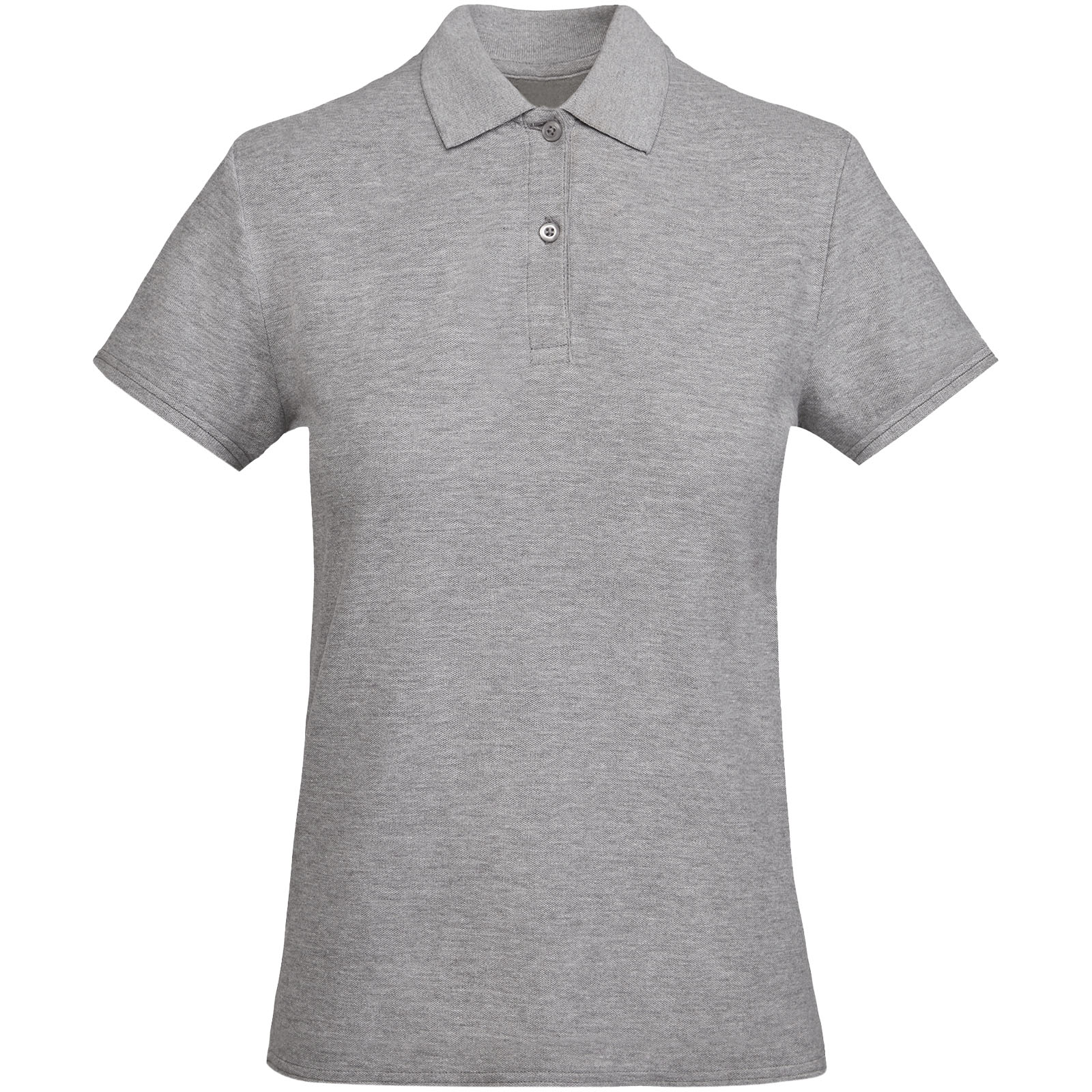 Prince 210 g/m² Poloshirt aus Bio-Baumwolle für Damen marl grau