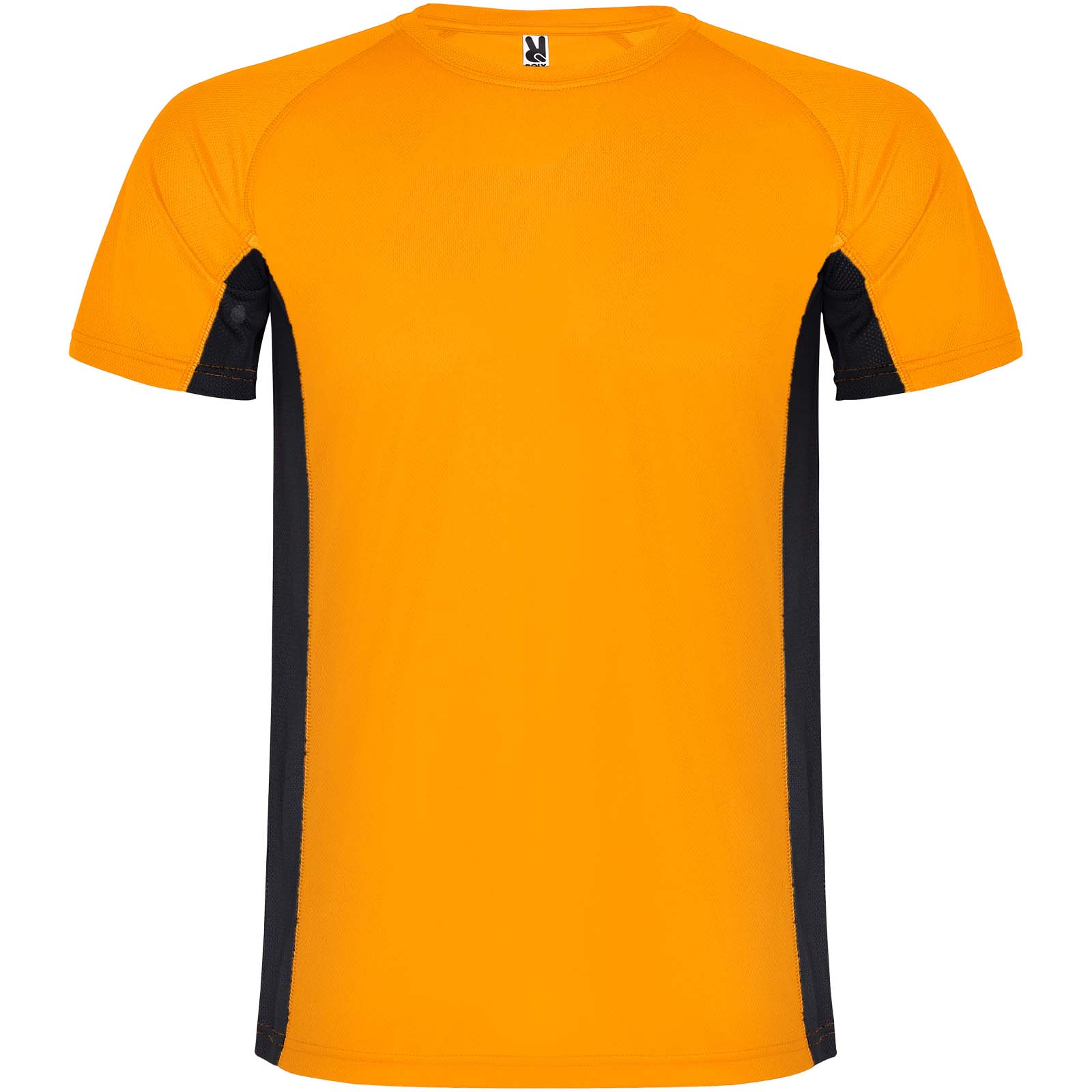 Shanghai Sport T-Shirt für Kinder fluororange, schwarz