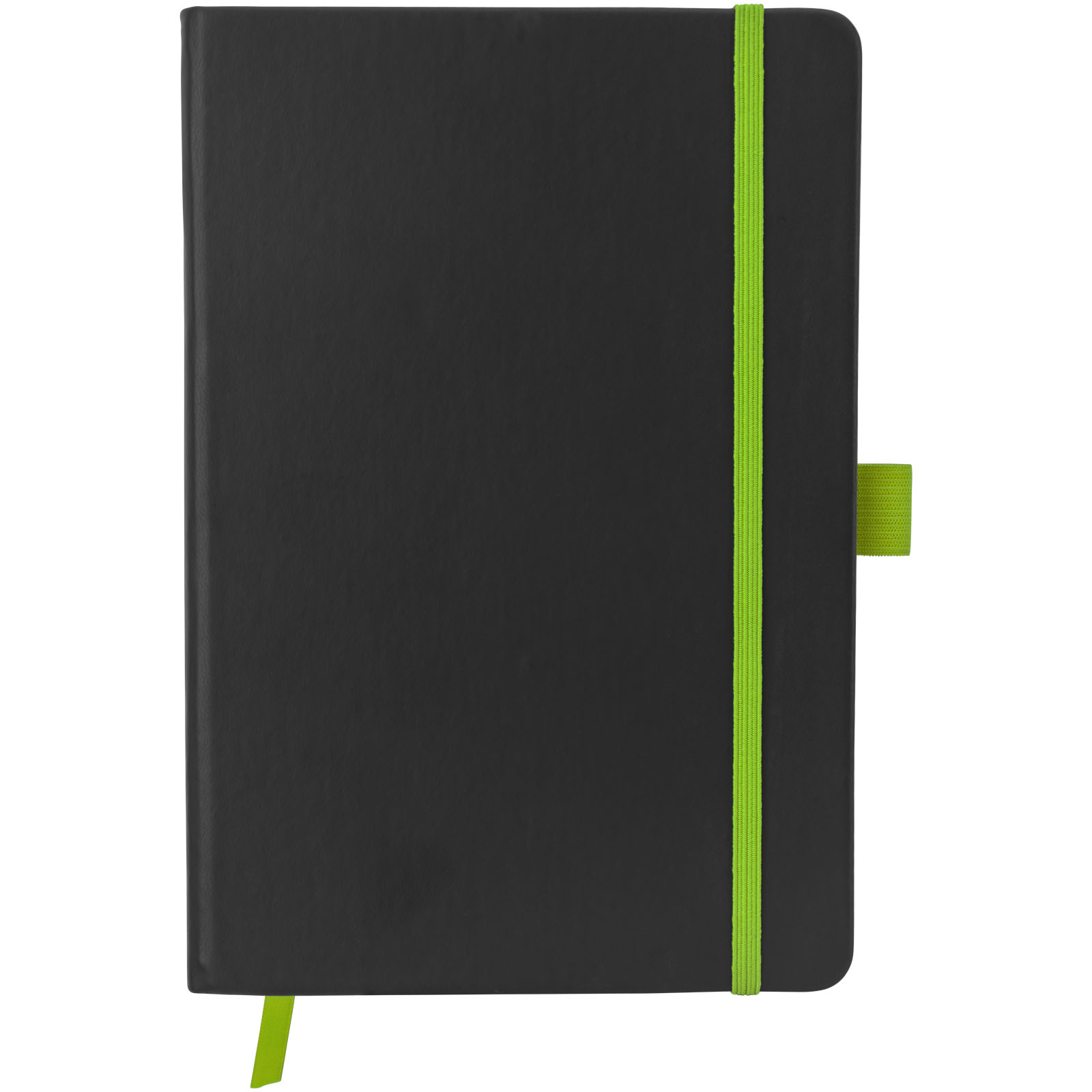 Colour-Edge A5 Hard Cover Notizbuch schwarz, limone