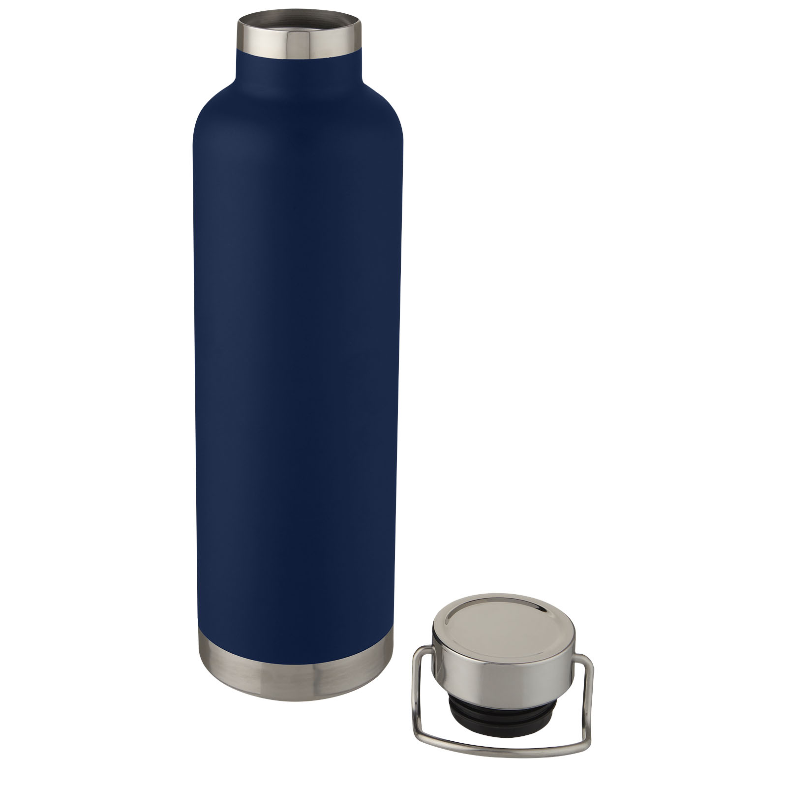 Thor 1 l Kupfer-Vakuum Isoliersportflasche dunkelblau