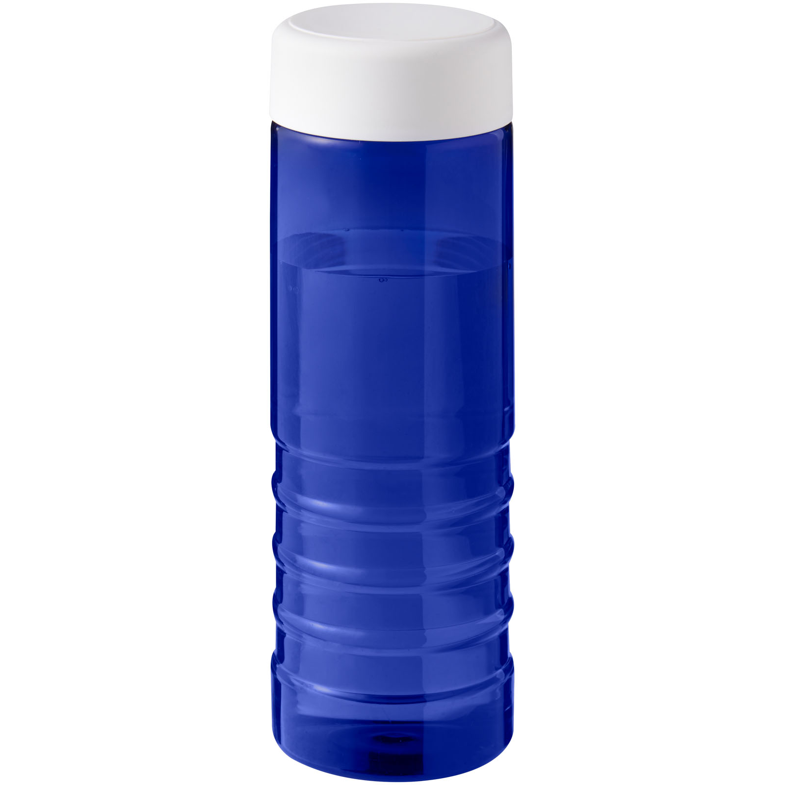 H2O Active® Eco Treble 750 ml Sportflasche mit Drehdeckel blau, weiss