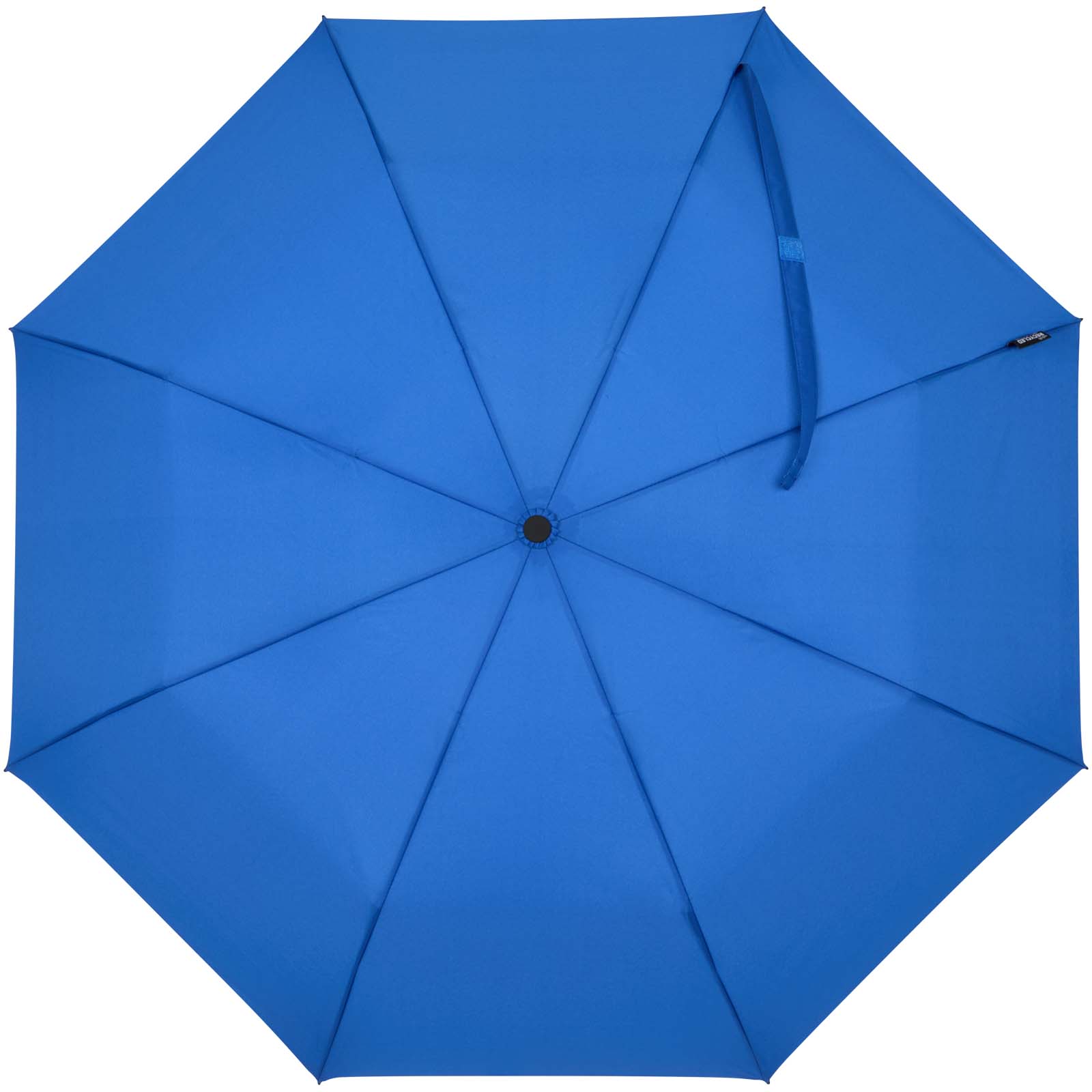 Agnes 21" faltbarer RPET-Regenschirm mit automatischer Öffnung royalblau