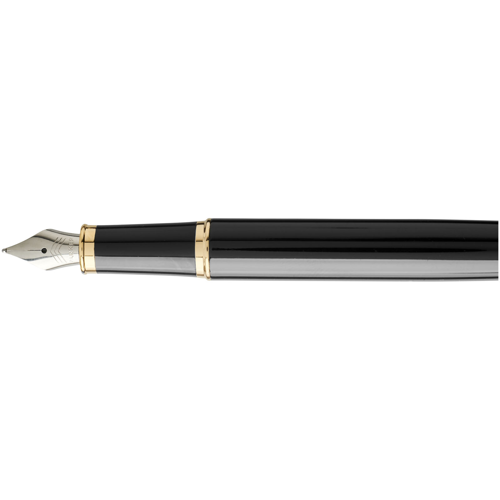 Parker IM Füllfederhalter (blaue Mine) schwarz, gold
