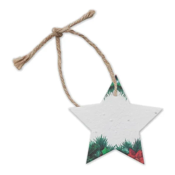 Weihnachtsschmuck Samenpapier