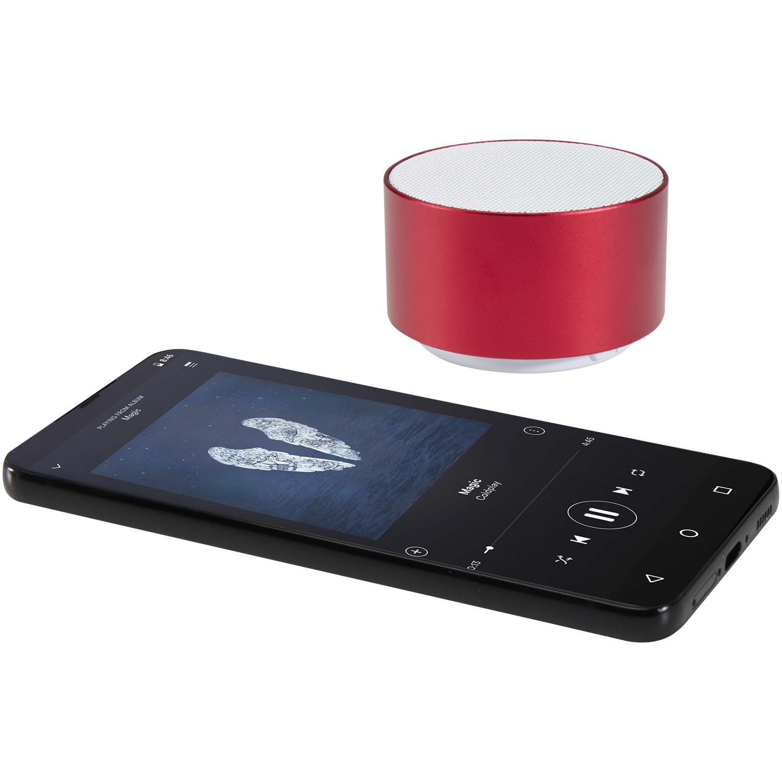 Ankaa 3 W Bluetooth® Lautsprecher aus recyceltem Aluminium rot