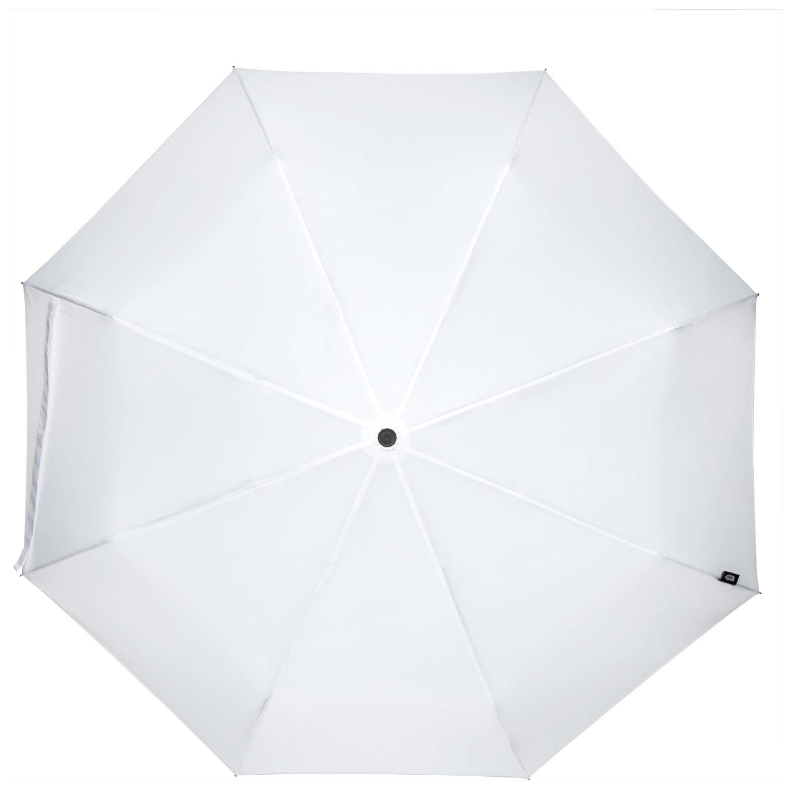 Dane 21" RPET Kompaktregenschirm weiss