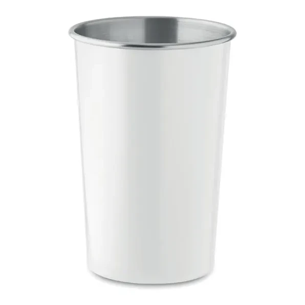 Becher recycelter Edelstahl