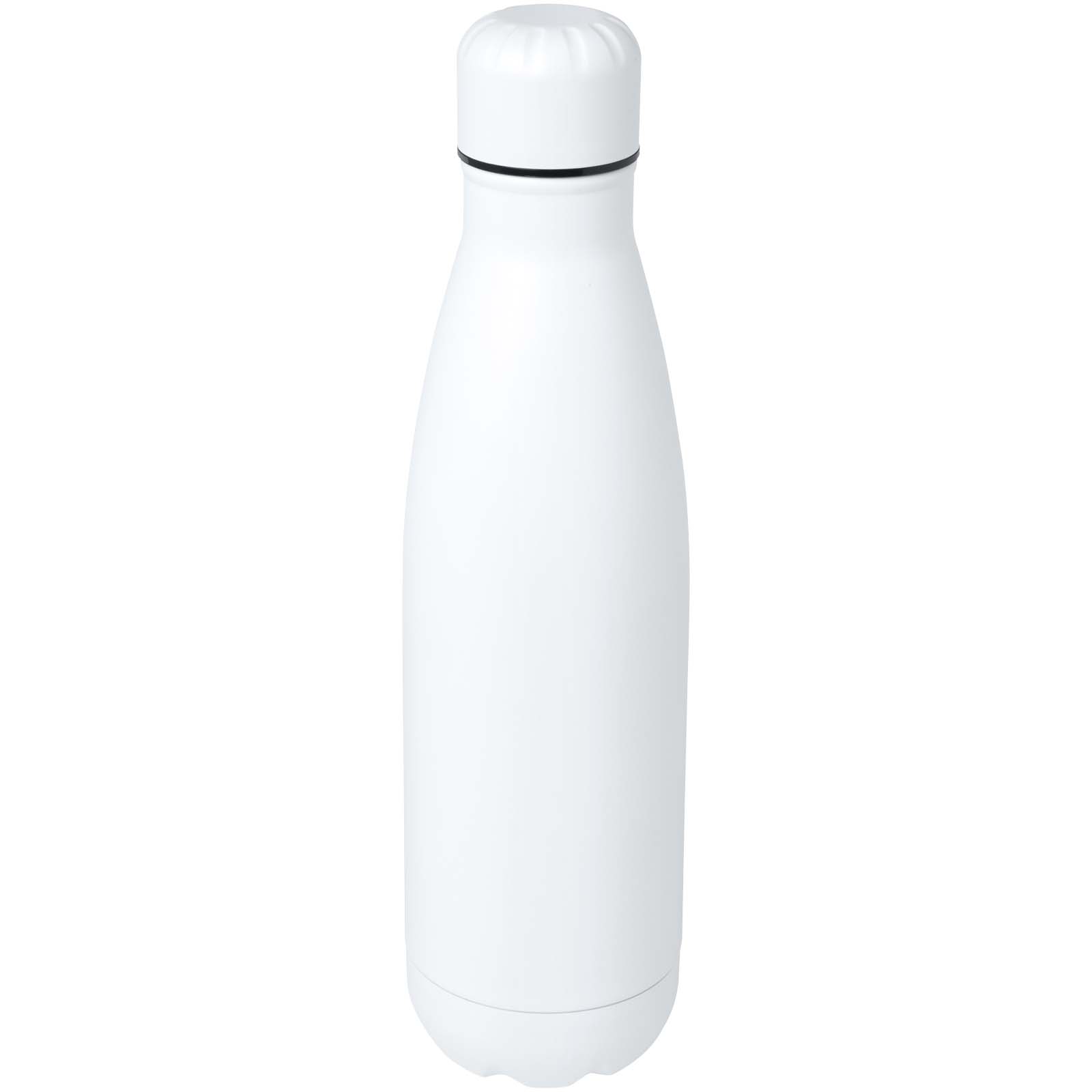 Cove 750 ml RCS-zertifizierte, einwandige Trinkflasche aus recyceltem Edelstahl weiss