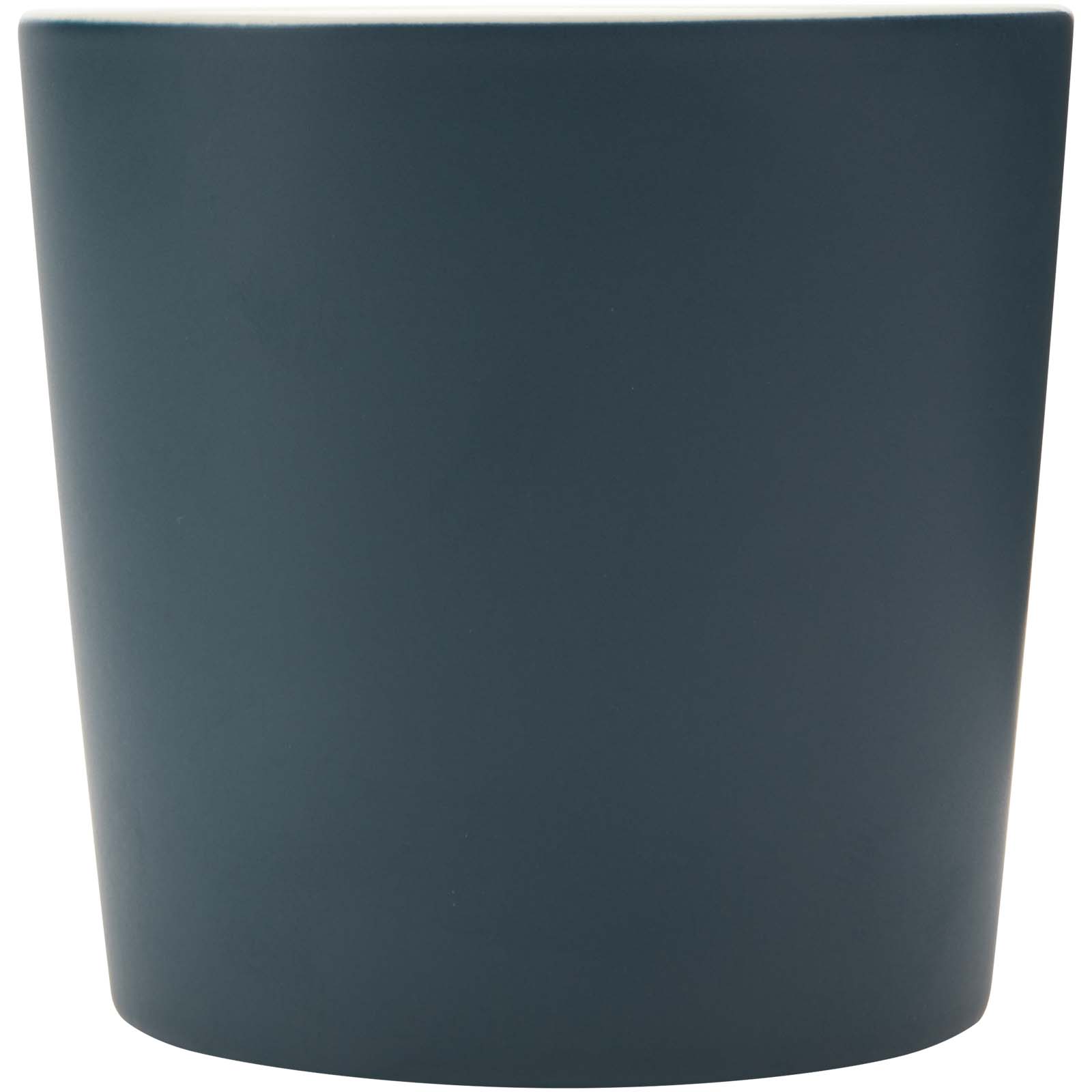 Cali 370 ml Keramiktasse mit matter Oberfläche tiefseeblau