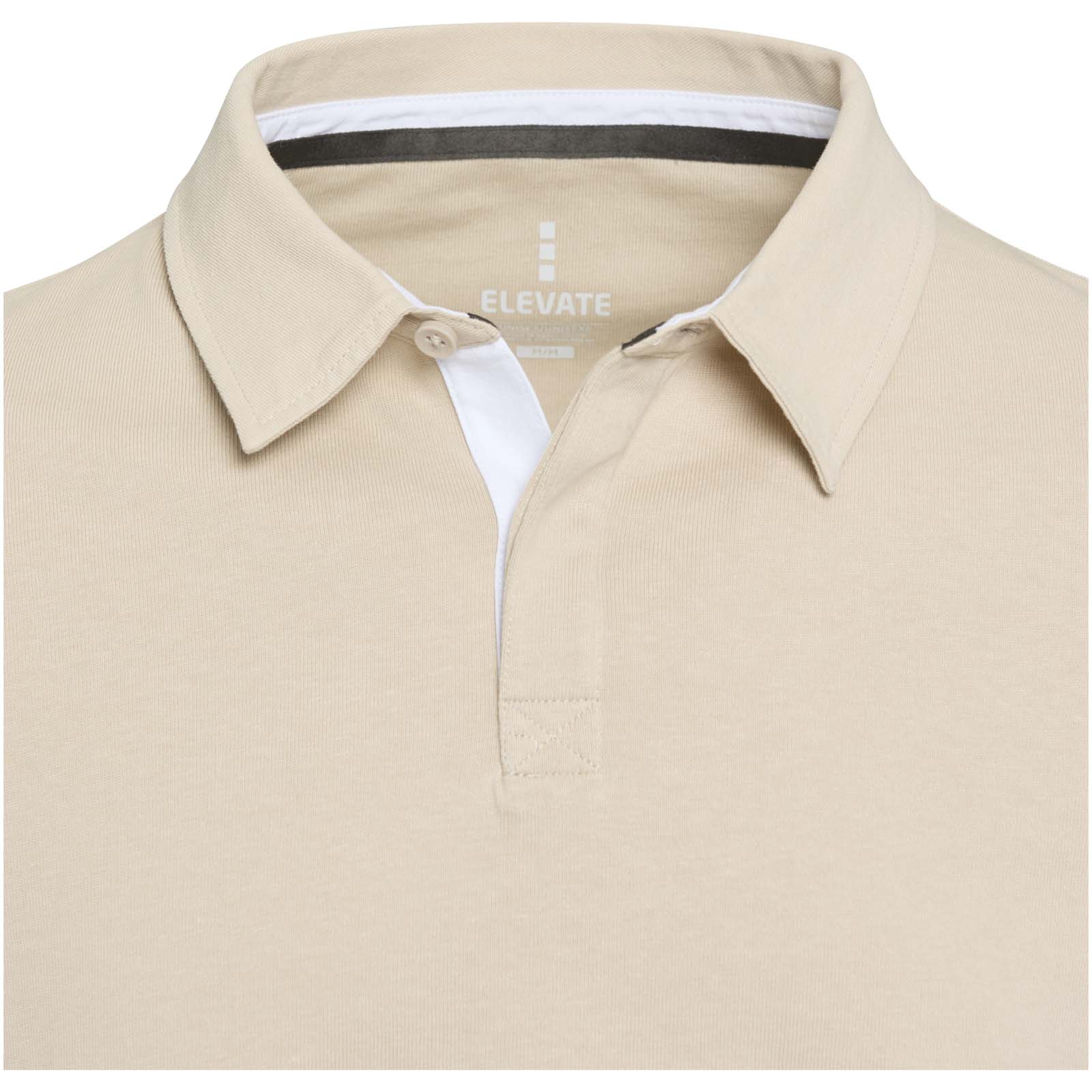 Clyde Rugby Polo Sweatshirt Unisex oatmeal