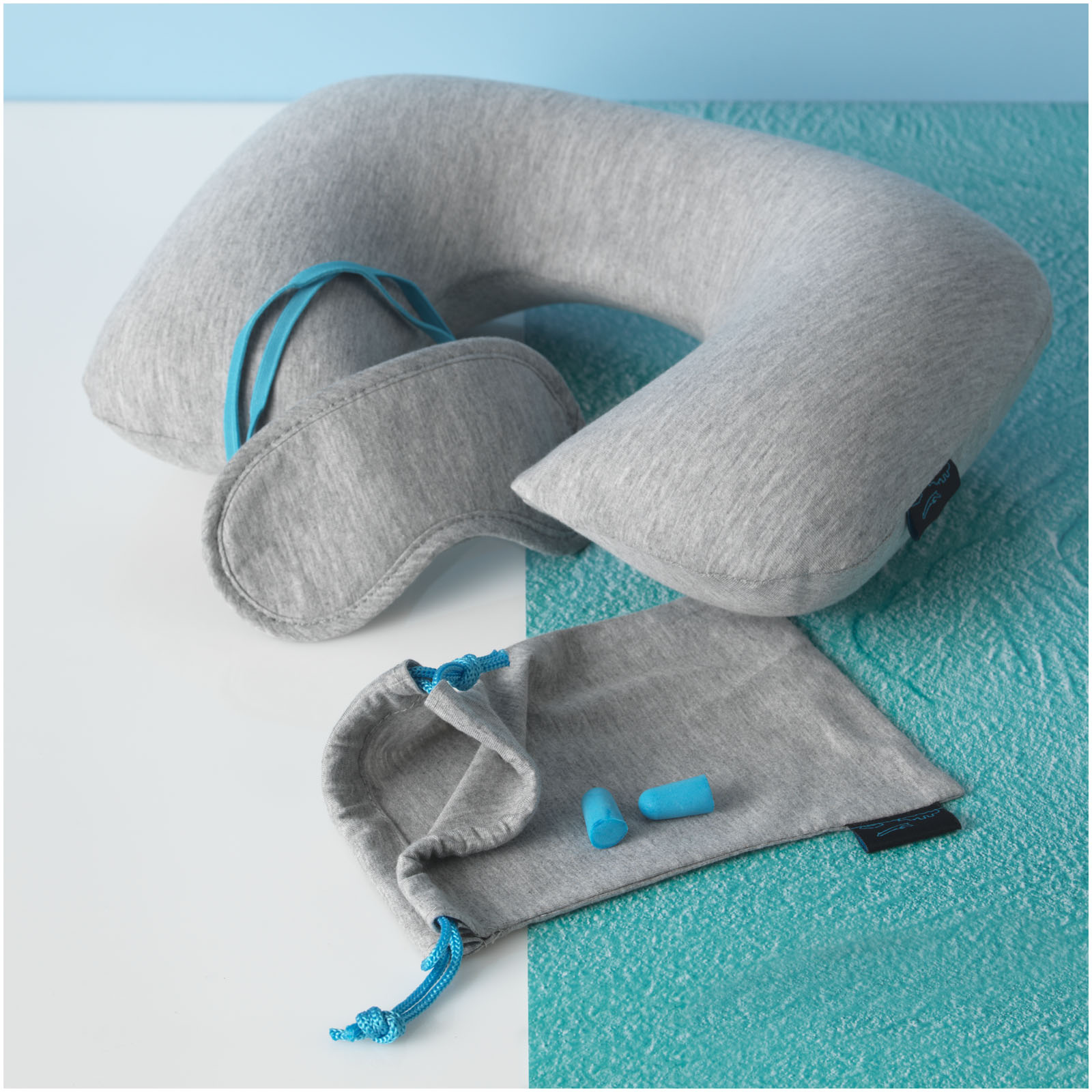 Traveler Reiseset grau, Ozeanblau