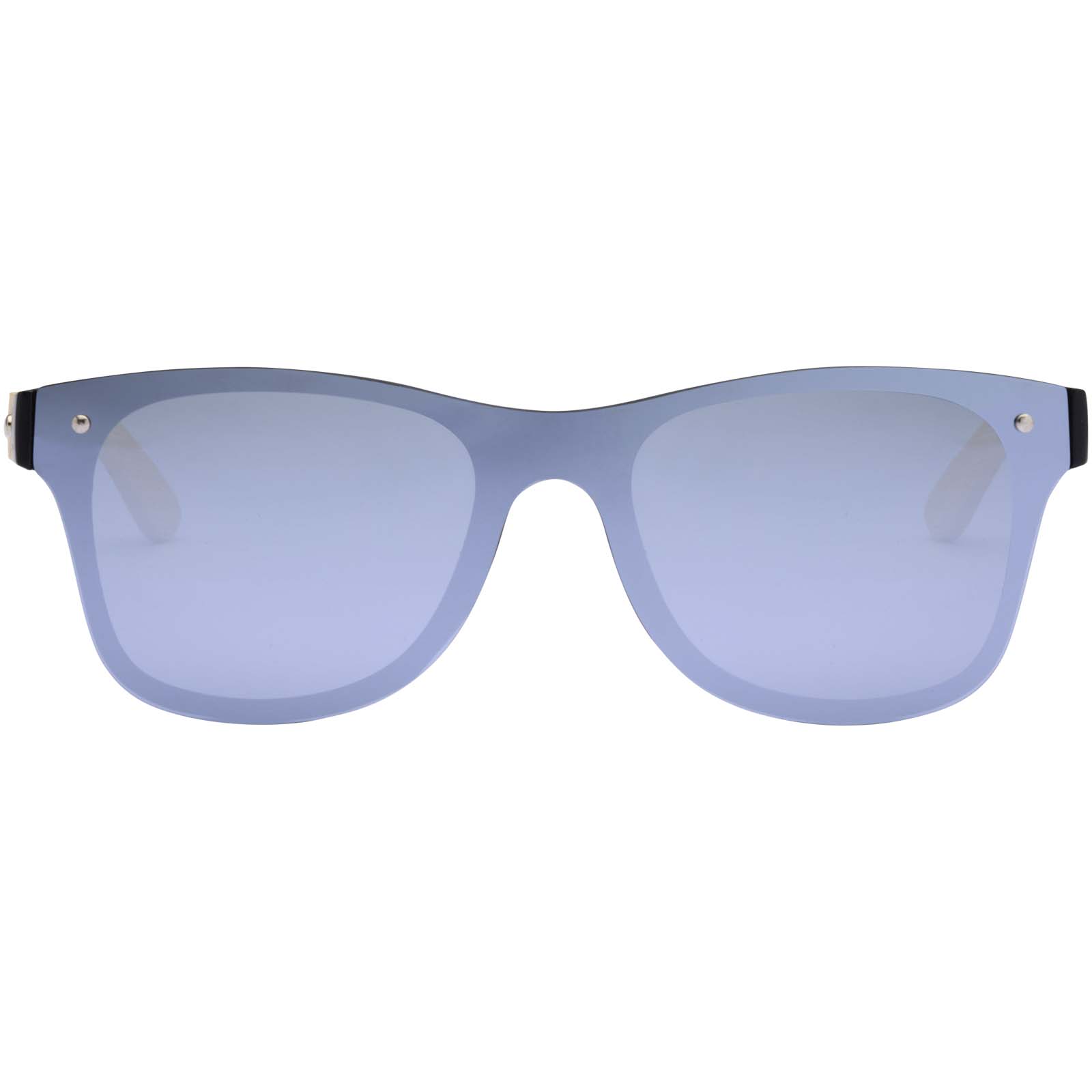 Tan Sonnenbrille mit Bambusbügeln silber