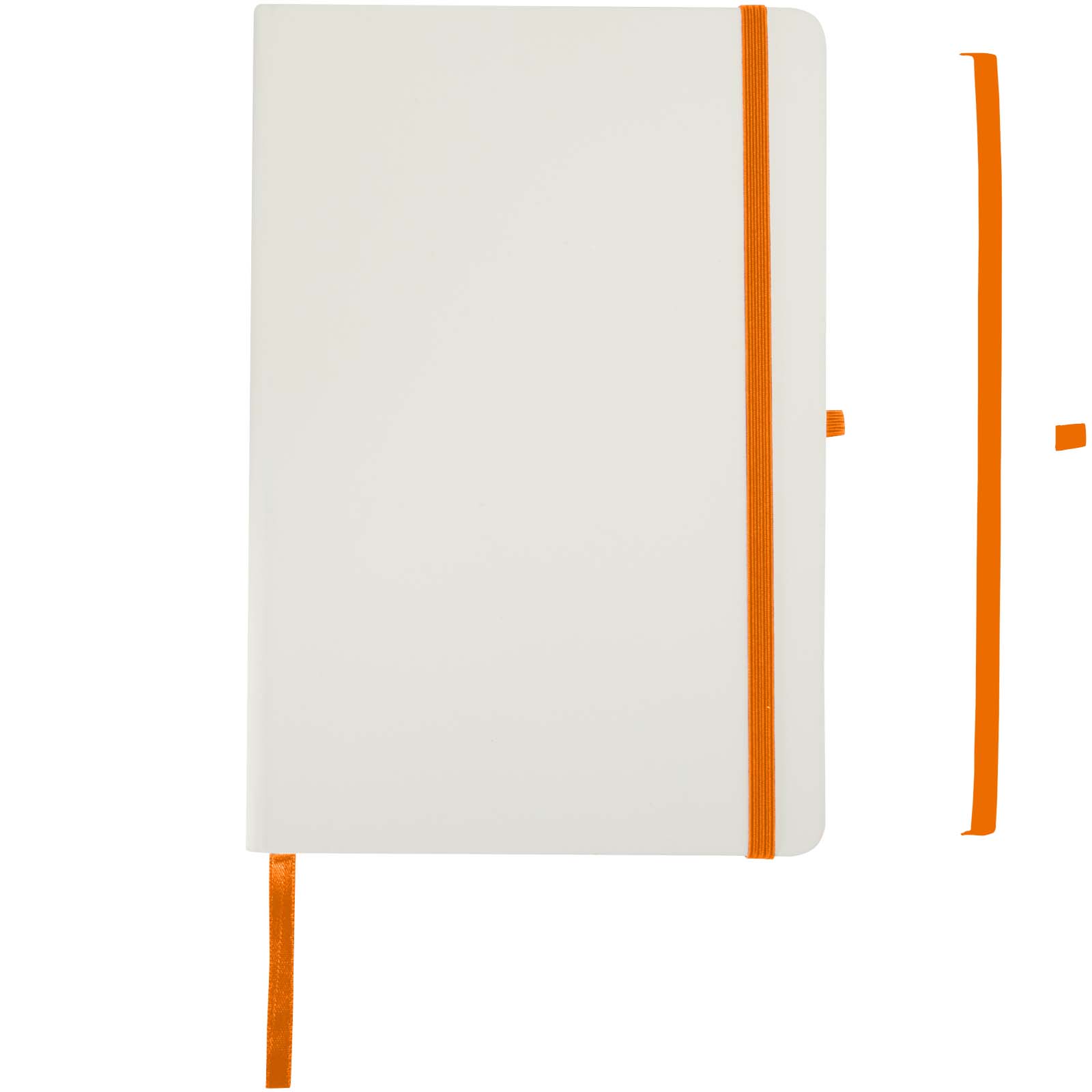 Spectrum A5 Hardcover Notizbuch mit farbigem Schnitt orange