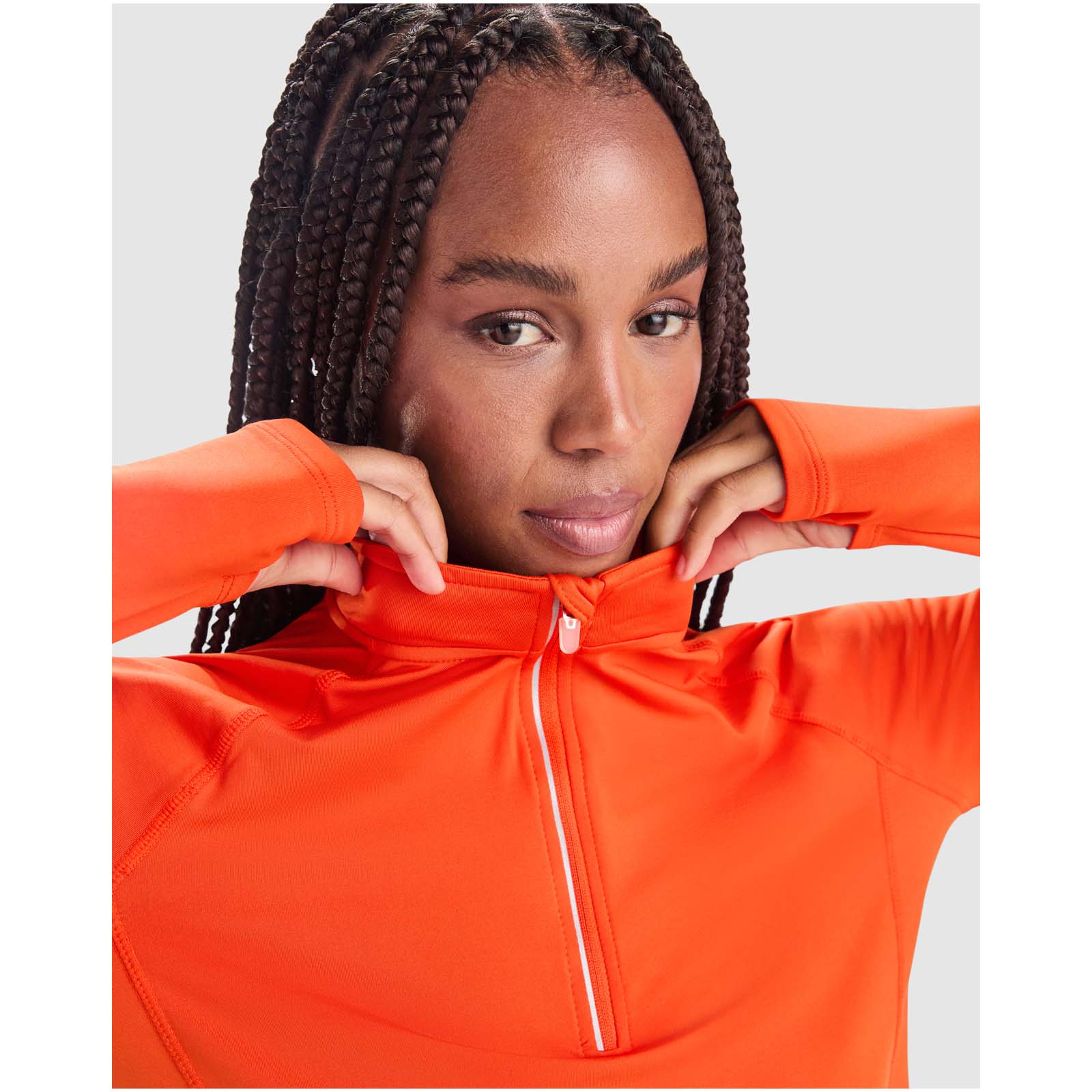 Estambul 200 g/m² Half-Zip Sweatshirt für Damen sturmblau