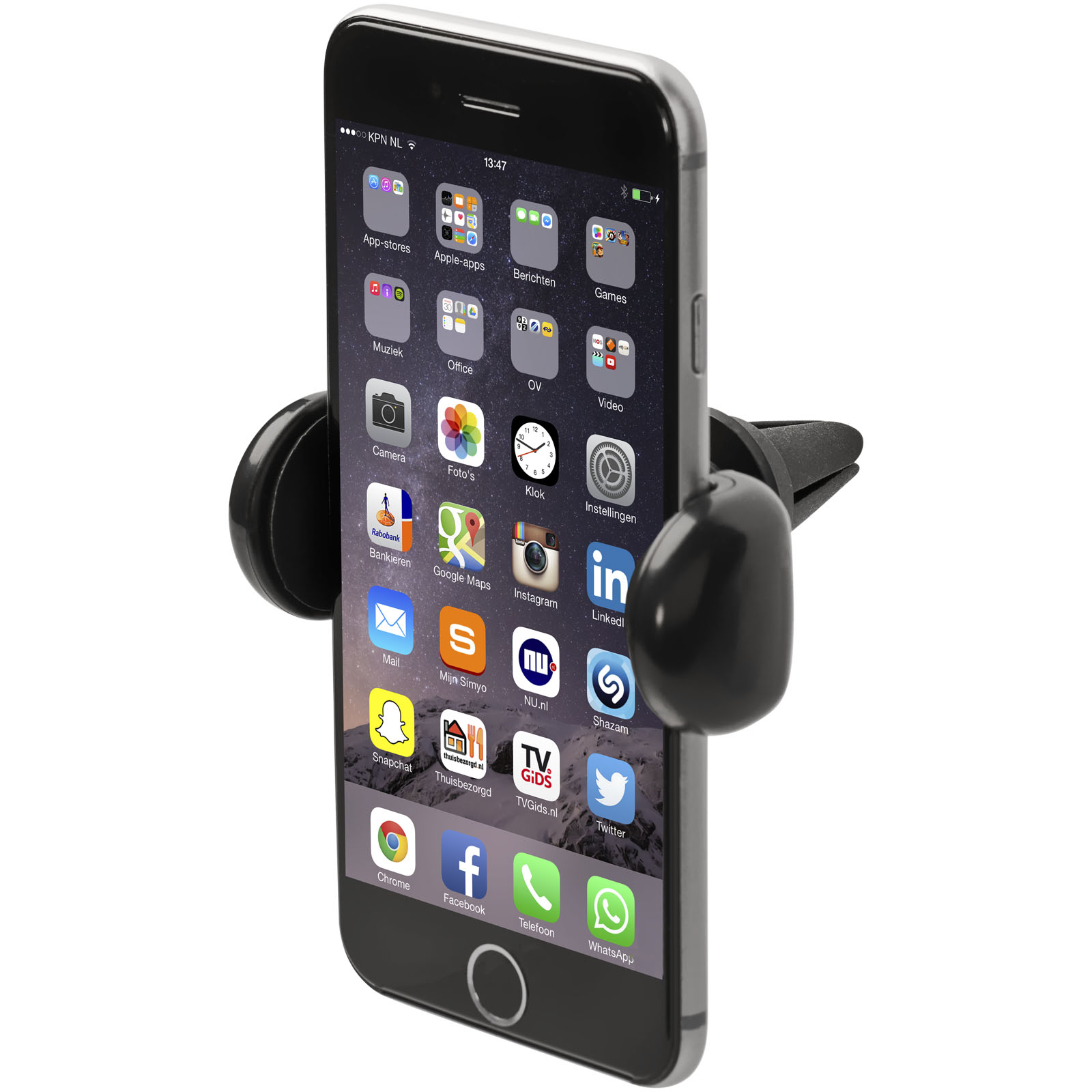 Grip Autotelefonhalterung schwarz