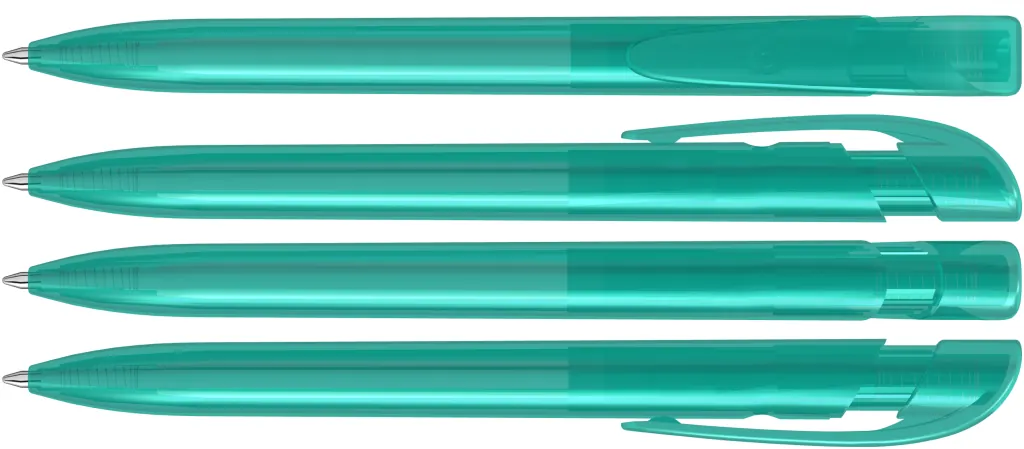 YES transparent Druckkugelschreiber