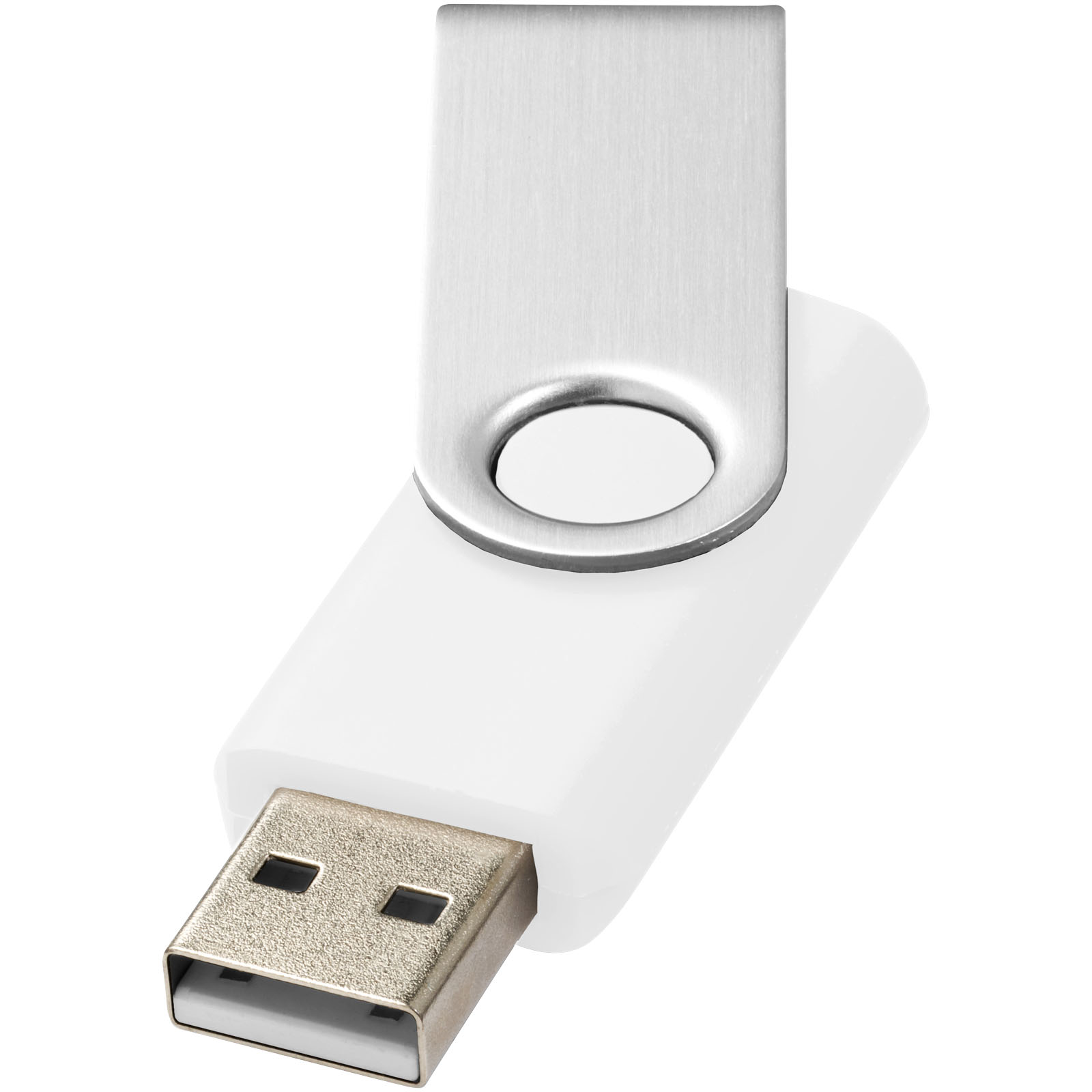 Rotate-Basic 2 GB USB-Stick weiss, silber