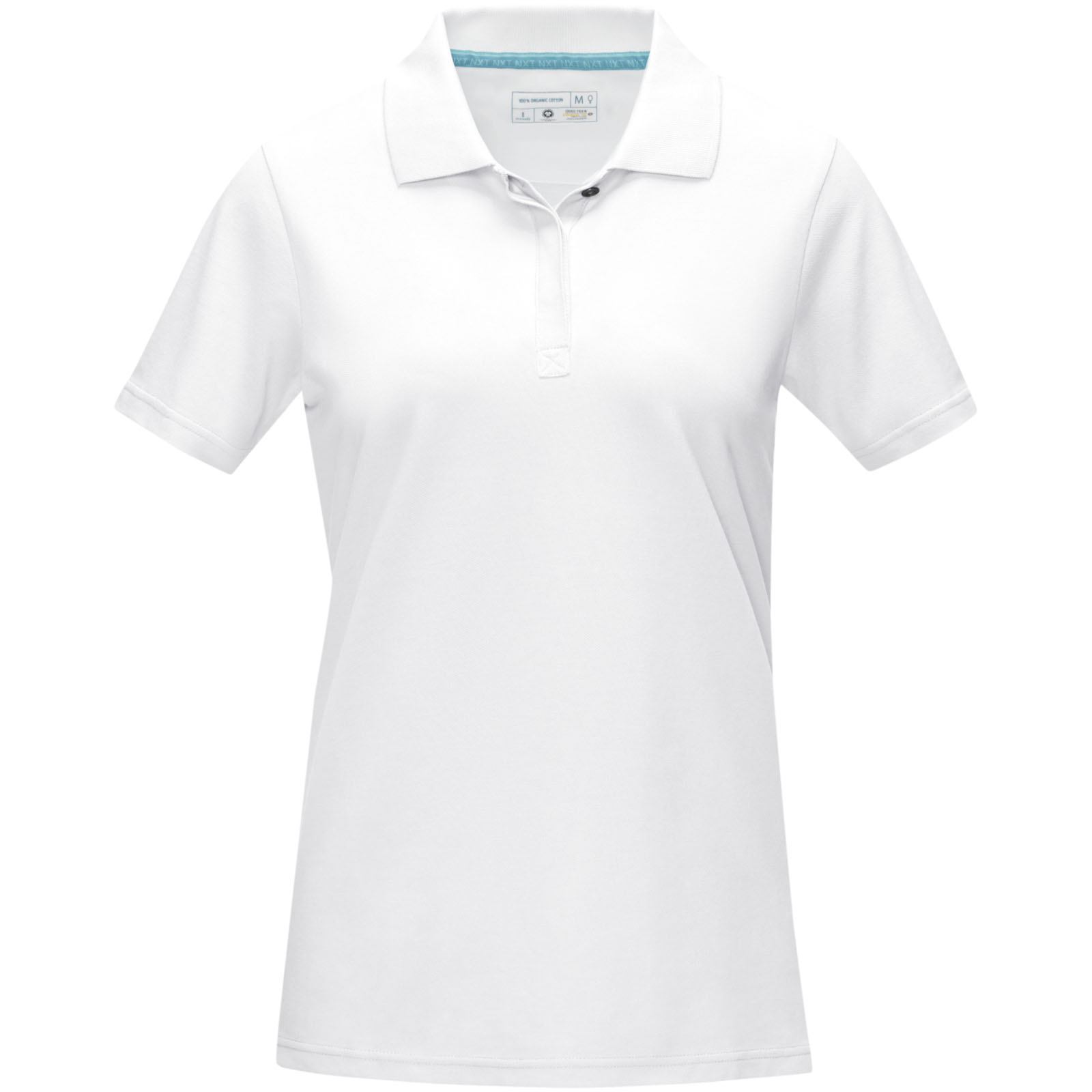 Graphite Poloshirt aus Bio-Baumwolle für Damen weiss
