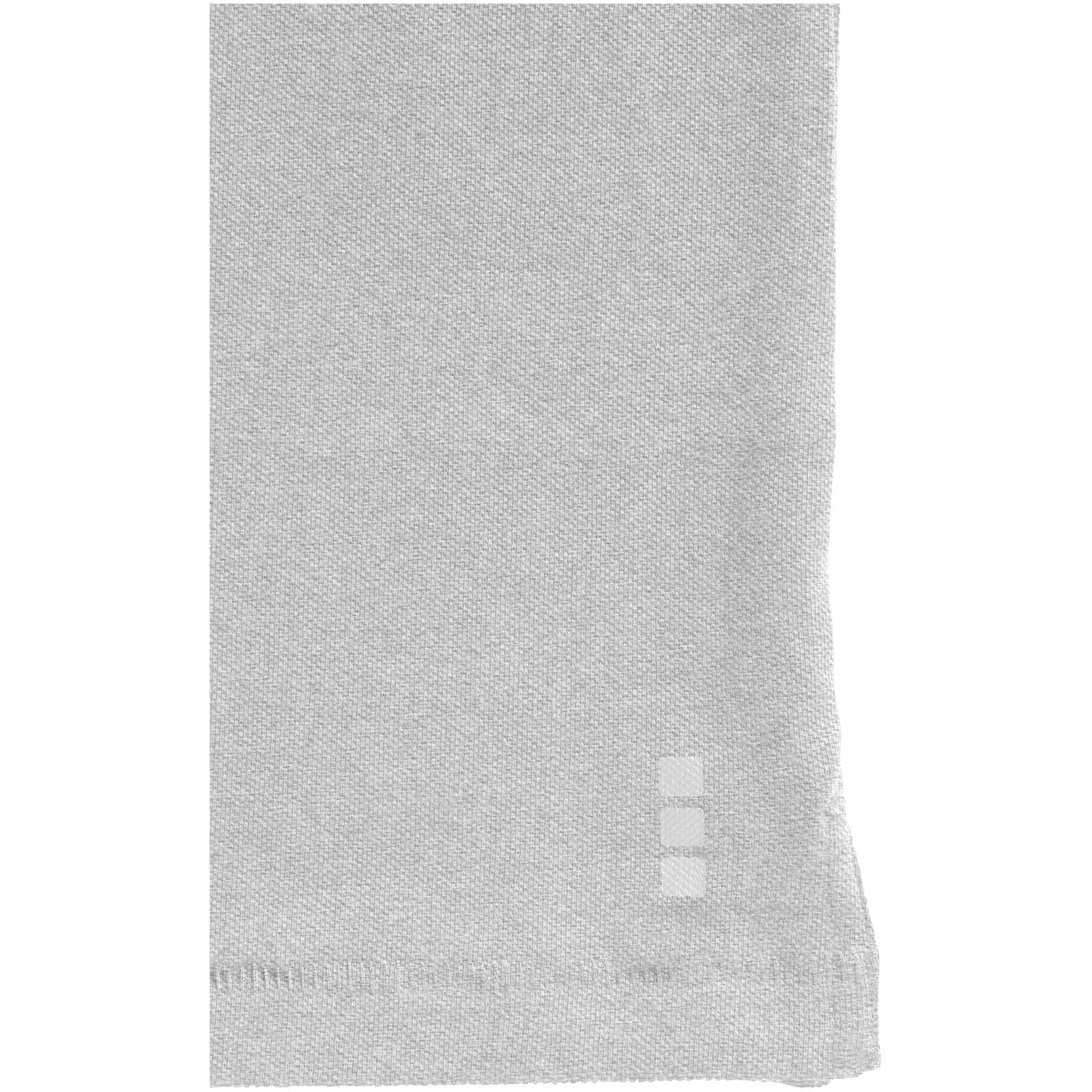 Calgary 180 g/m² Langarm Poloshirt für Herren grau meliert