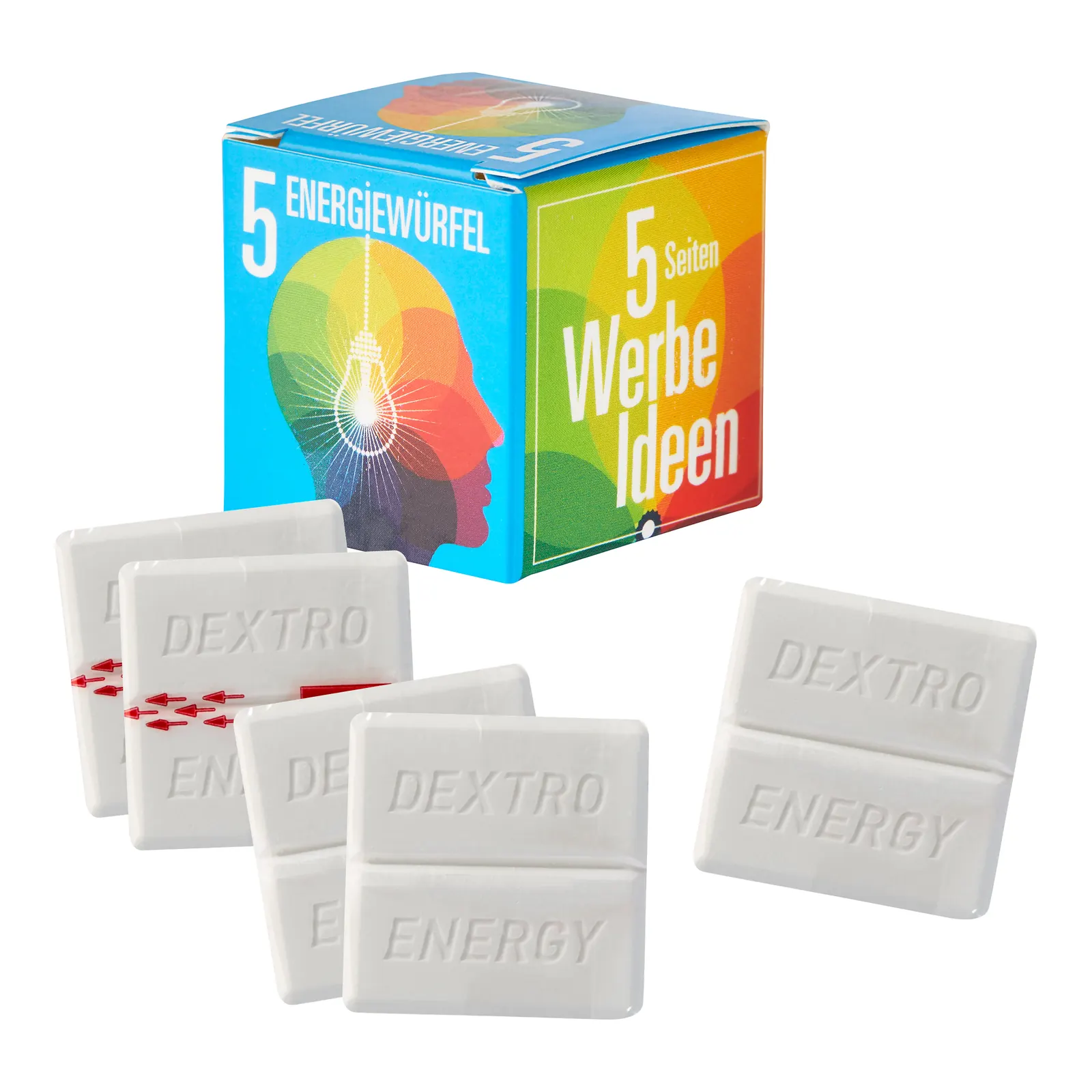 Mini Promo-Würfel mit DEXTRO ENERGY*