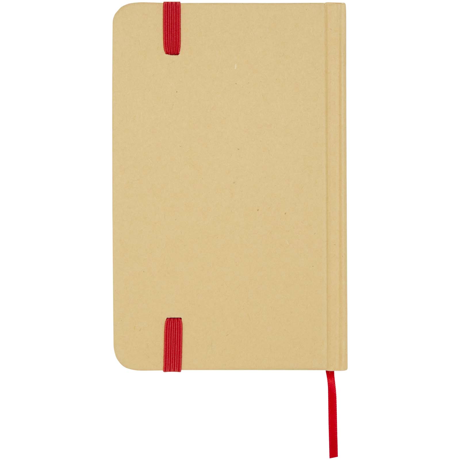 Reed A6 Hardcover Notizbuch, blanko, aus recyceltem Material rot