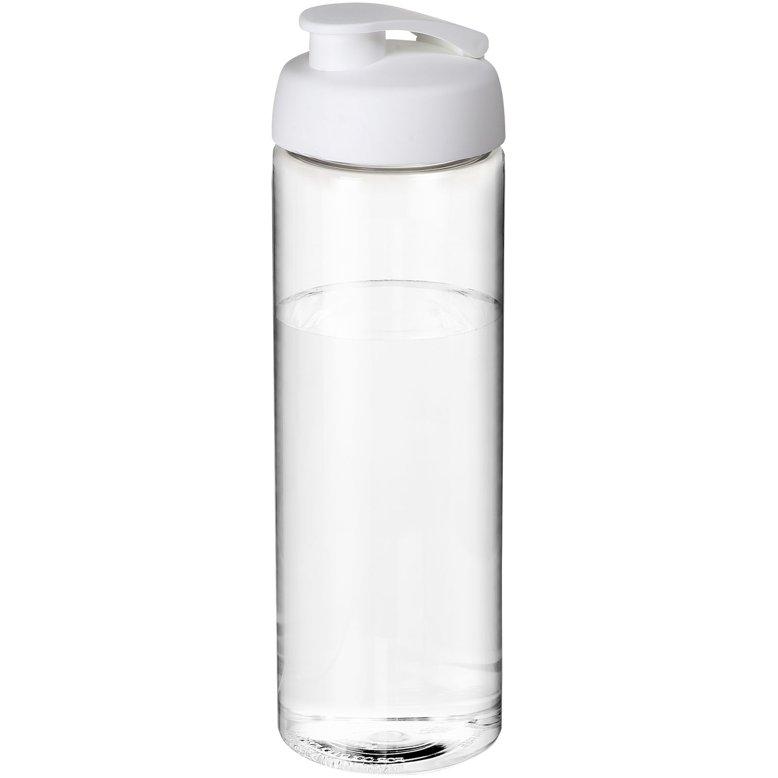 H2O Active® Vibe 850 ml Sportflasche mit Klappdeckel transparent, weiss