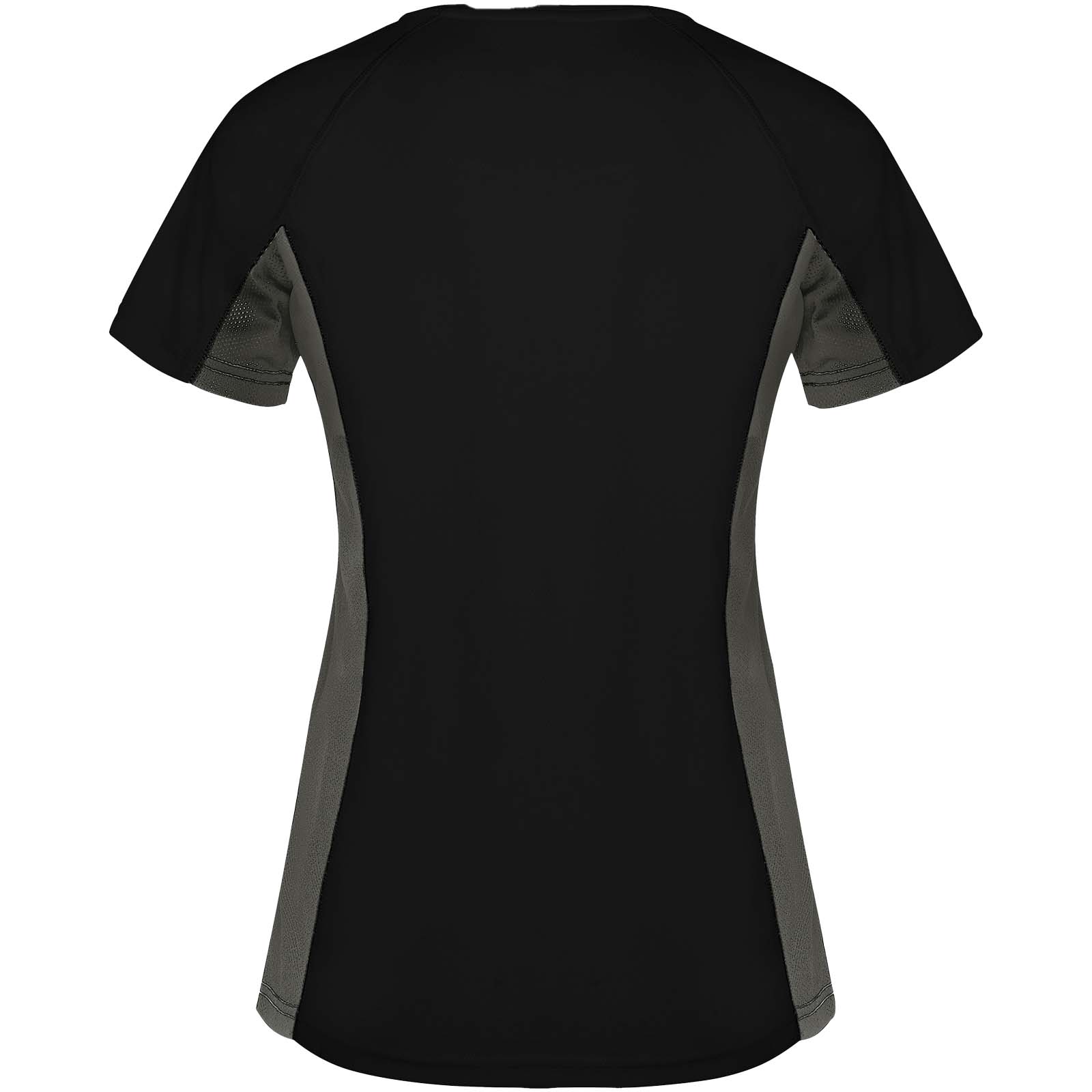 Shanghai 140 g/m² Sport T-Shirt für Damen schwarz, dunkelblei