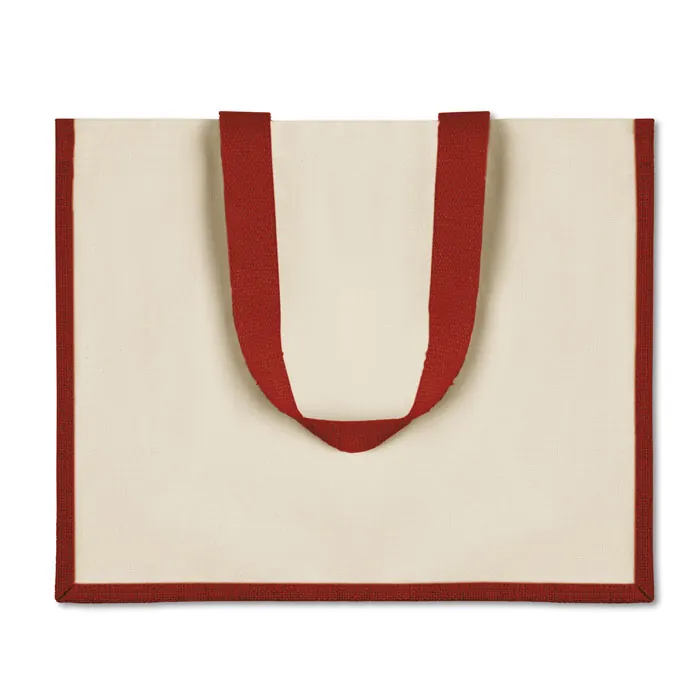 Jute/Canvas Shopper 