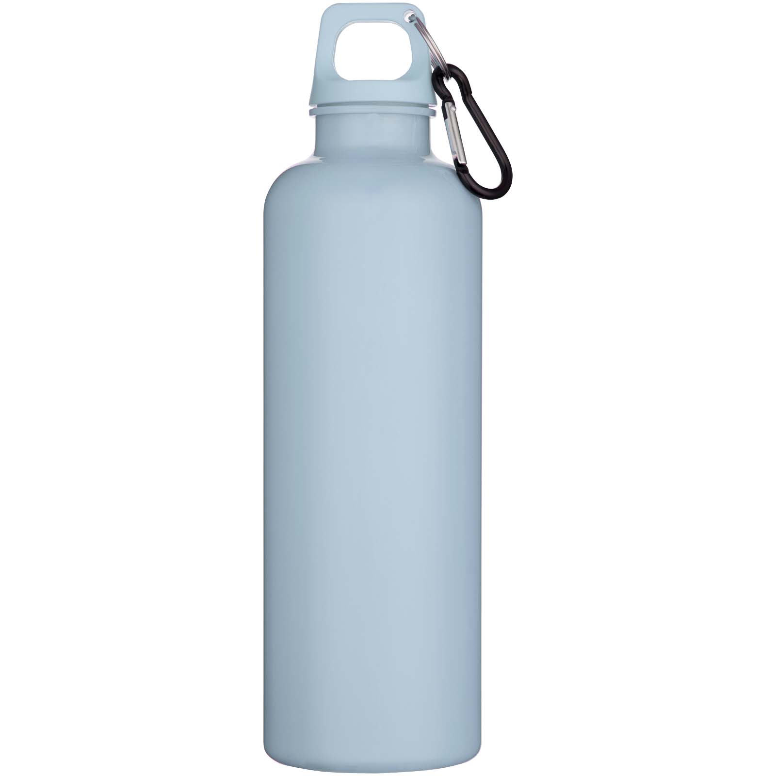 Oregon 750 ml einfarbige RS-zertifizierte Wasserflasche aus recyceltem Kunststoff mit Karabinerhaken wolkenblau