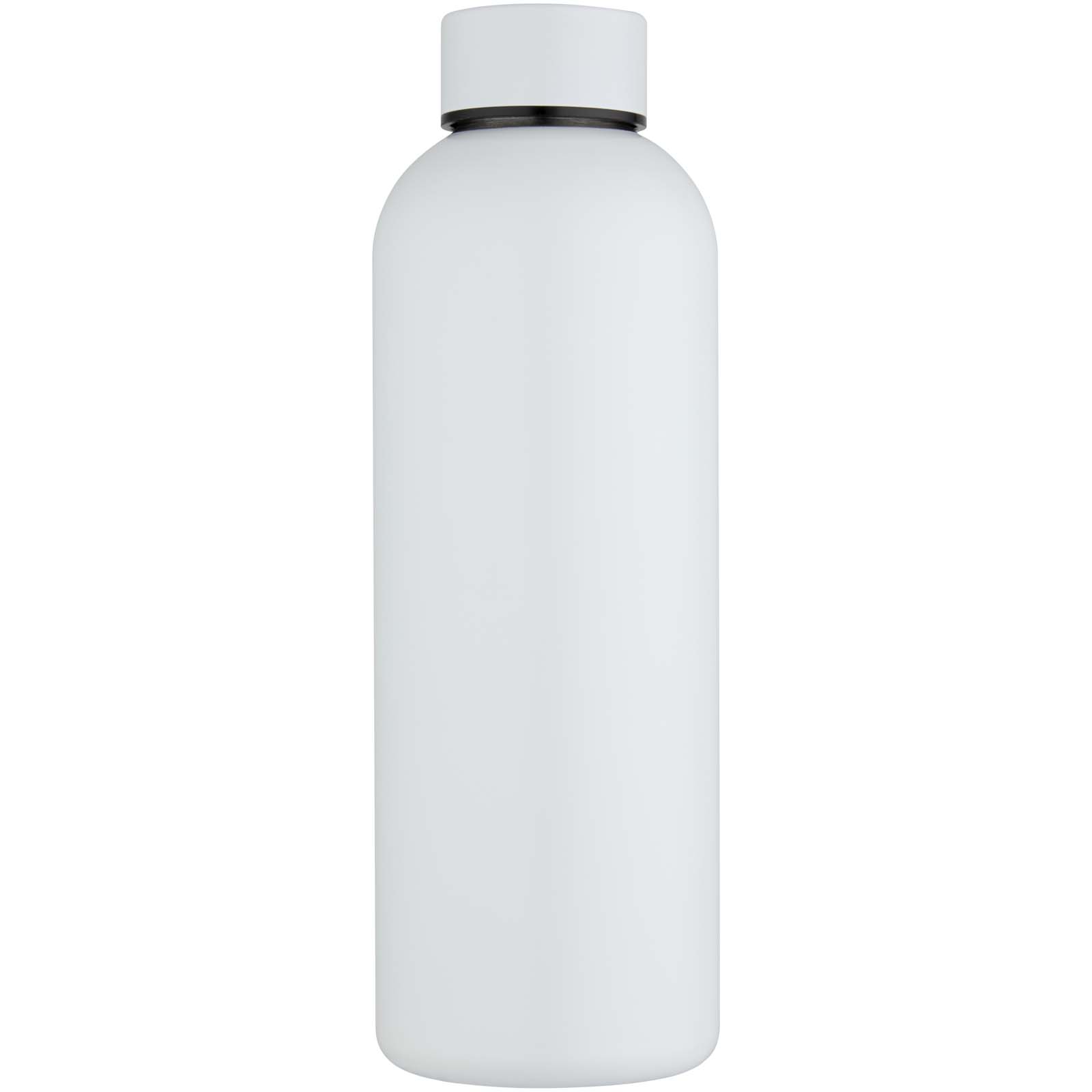 Spring 750 ml RCS-zertifizierte einwandige Trinkflasche aus recyceltem Edelstahl weiss