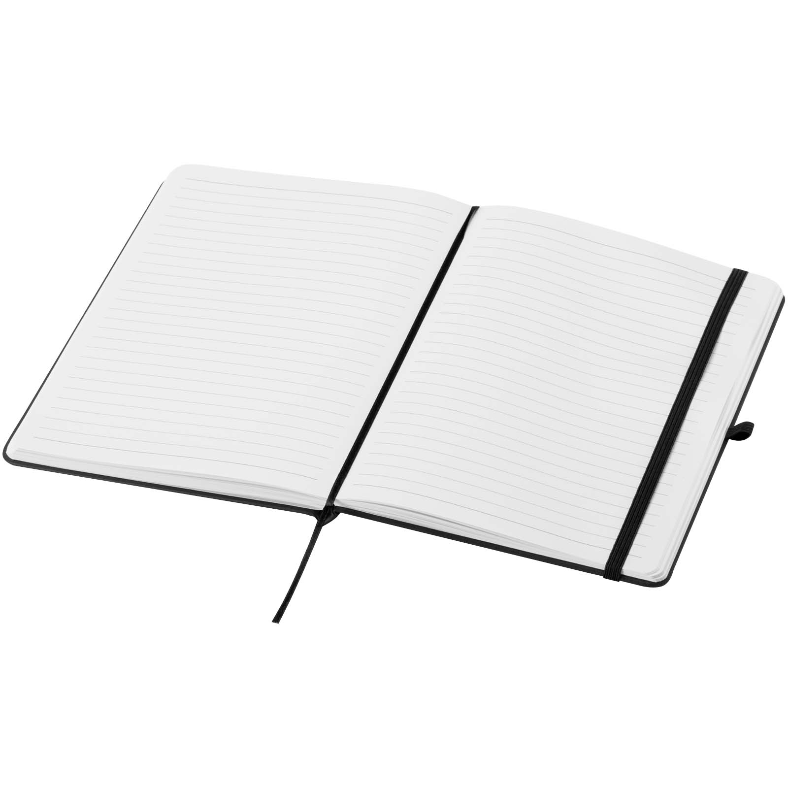 Spectrum A5 Notizbuch mit Hardcover aus recyceltem Material schwarz