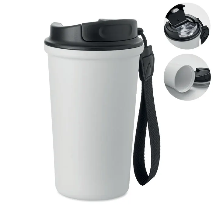 Becher recy. Edelstahl 400ml