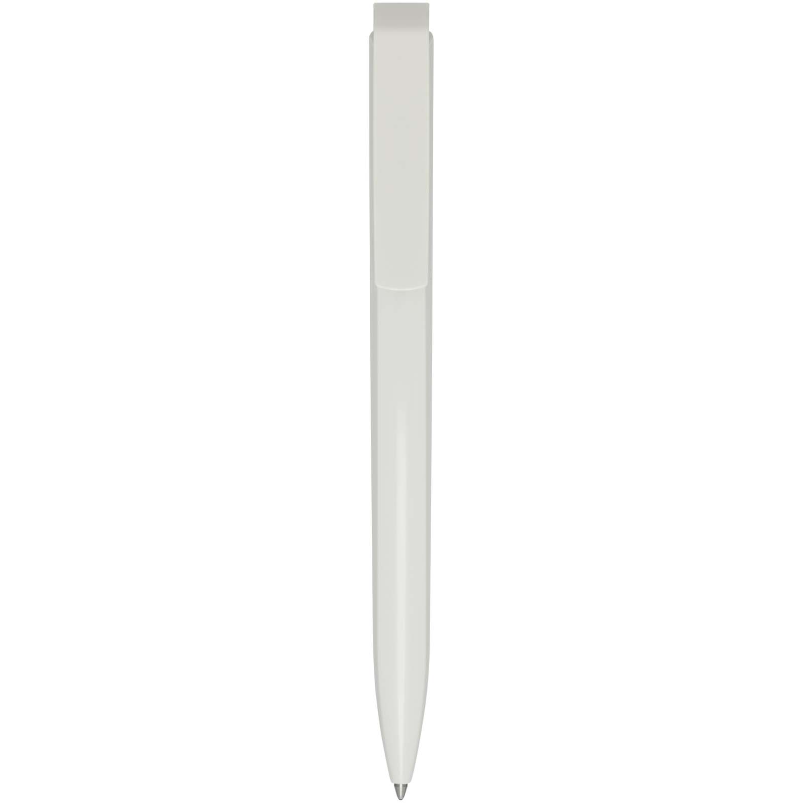Lucia Kugelschreiber aus recyceltem Kunststoff (blaue Mine) weiss