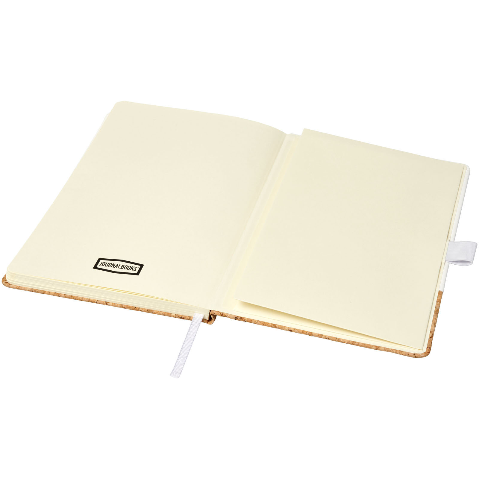 Evora A5 Notizbuch Thermo PU mit Kork weiss