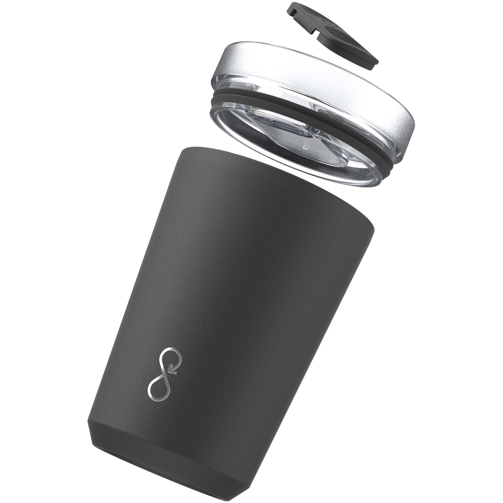 Ocean Bottle 350 ml vakuumisolierter Isolierbecher obsidian-schwarz