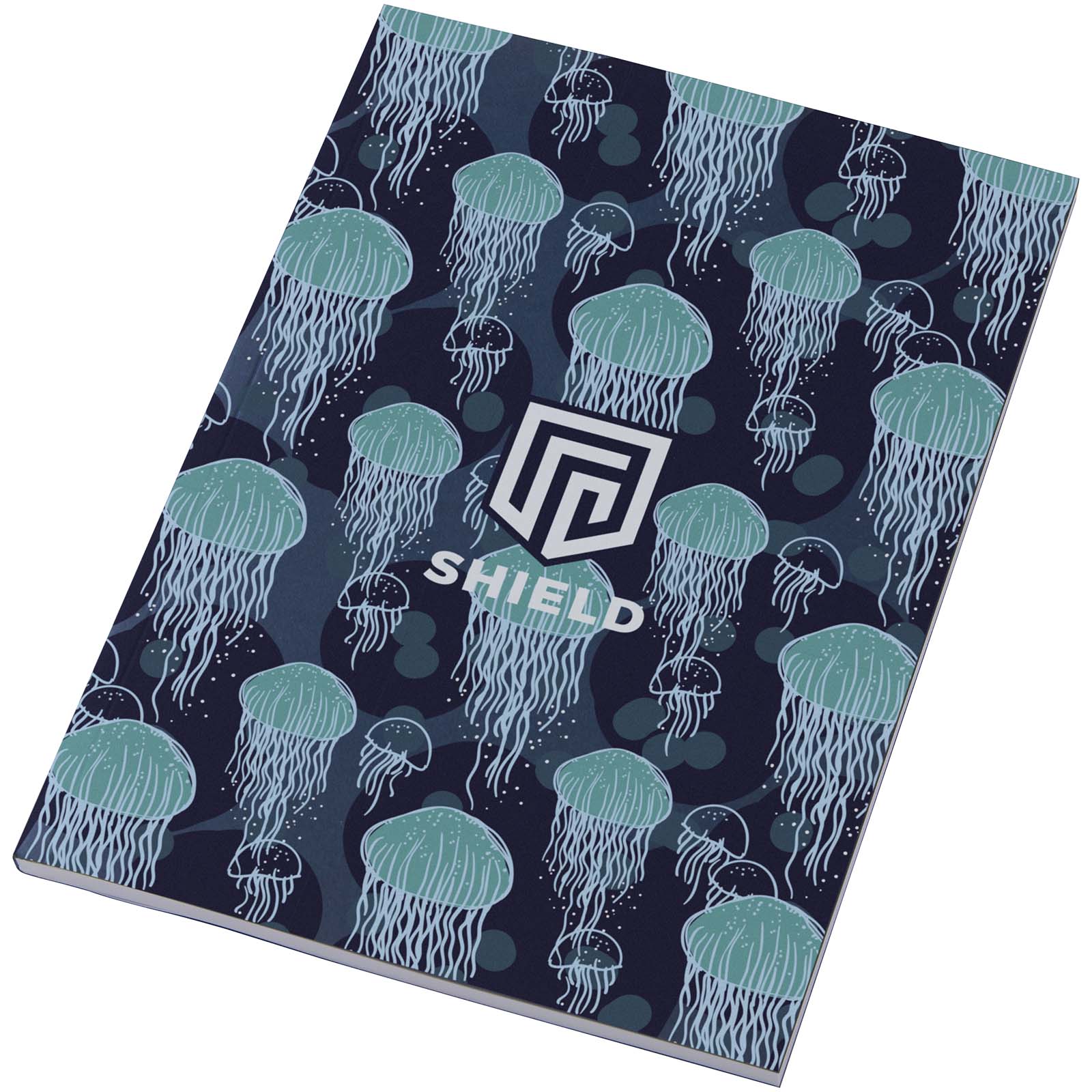 Novella Austen Colours A5 Softcover Notizbuch – 50 Blatt blau
