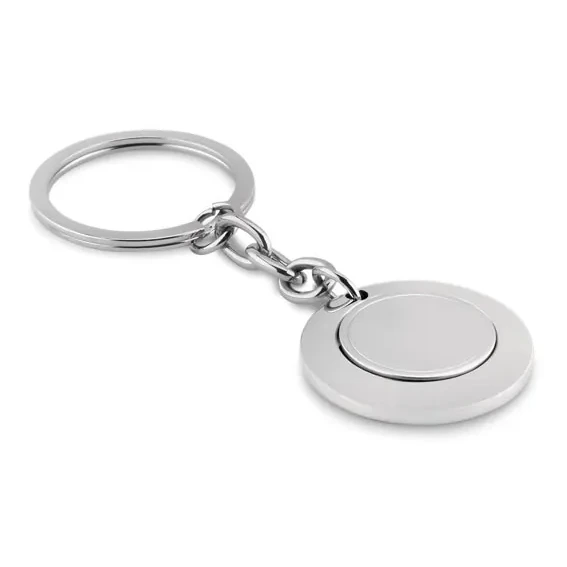 Schlüsselring mit Münzhalter