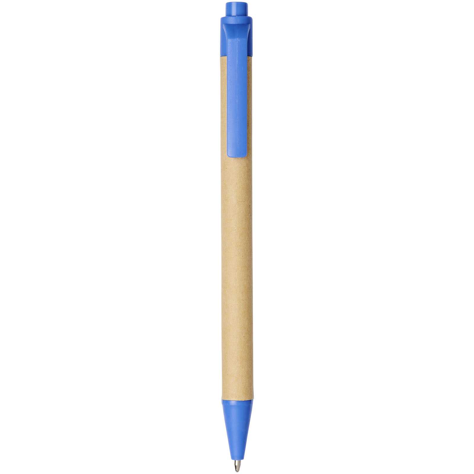 Berk Kugelschreiber aus recyceltem Karton und Mais (schwarze Mine) blau