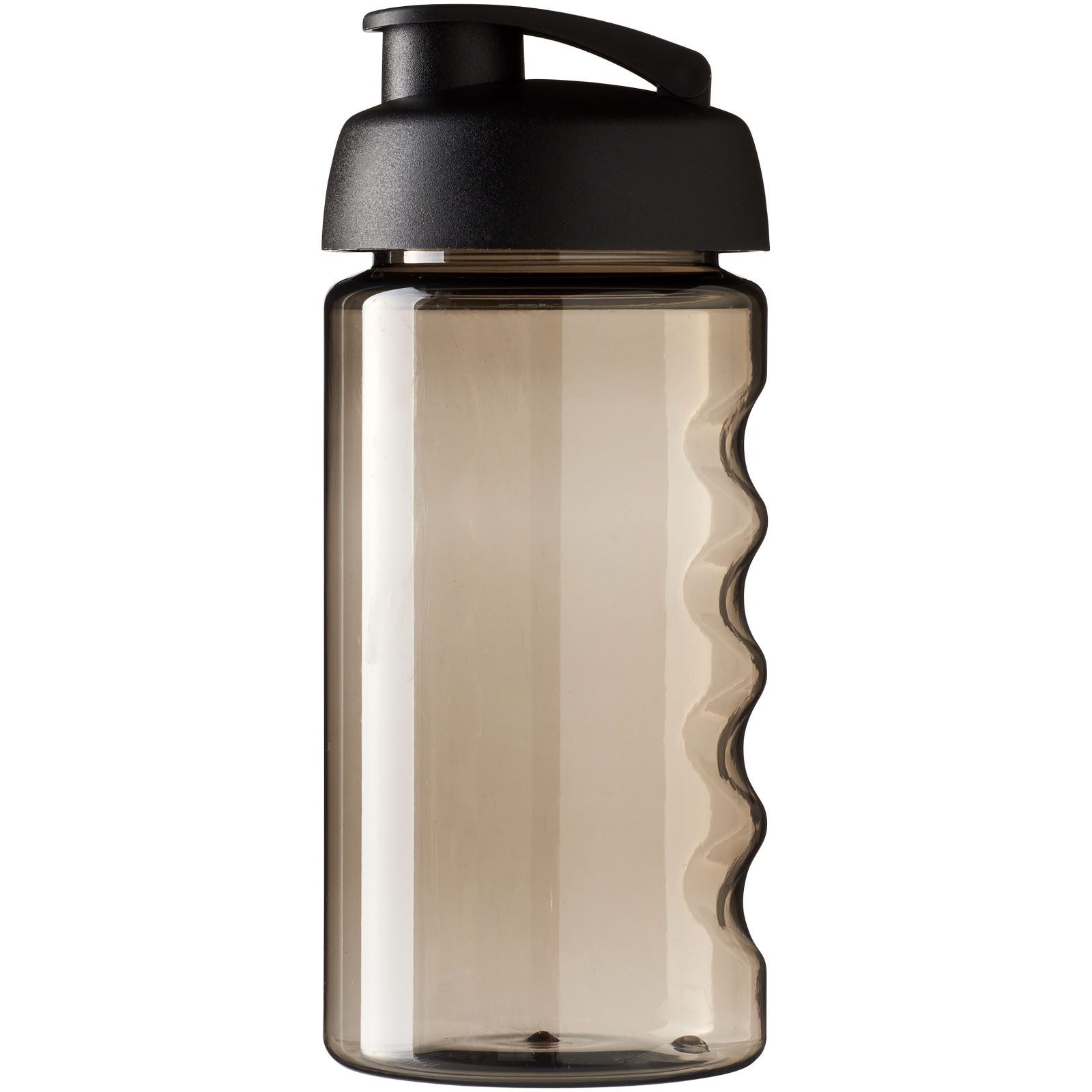 H2O Active® Bop 500 ml Sportflasche mit Klappdeckel charcoal, schwarz