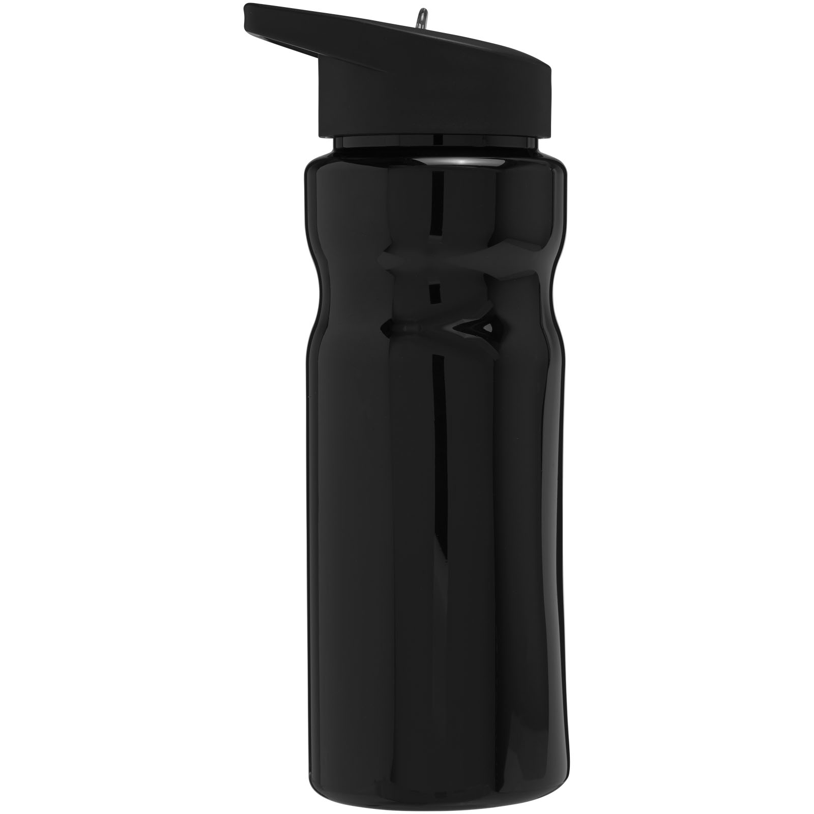 H2O Active® Base 650 ml Sportflasche mit Ausgussdeckel schwarz