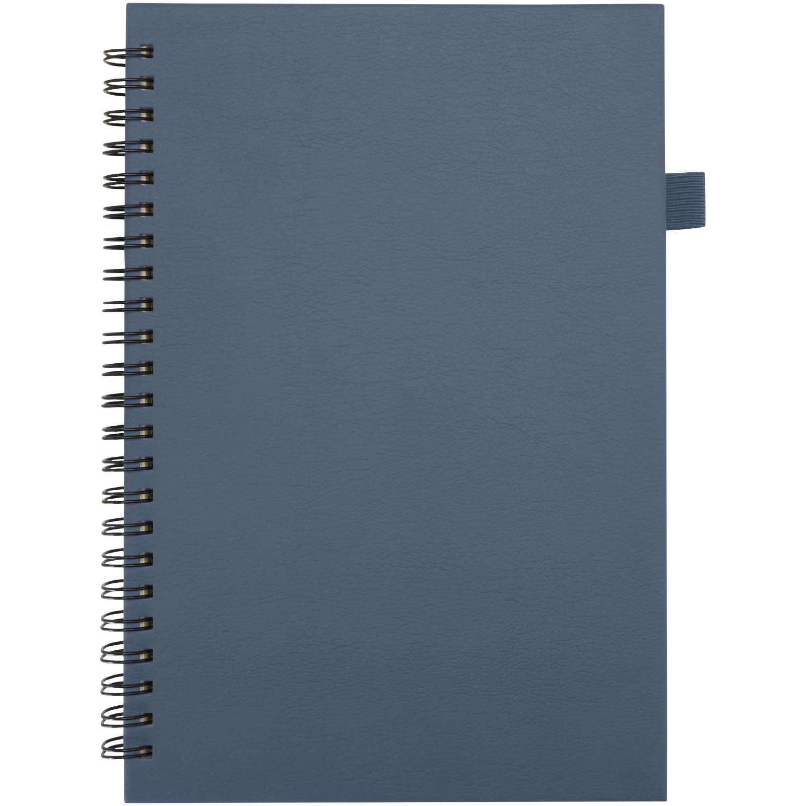 Liss A5 Hardcover Spiralnotizbuch aus recyceltem Kunststoff ozeanblau