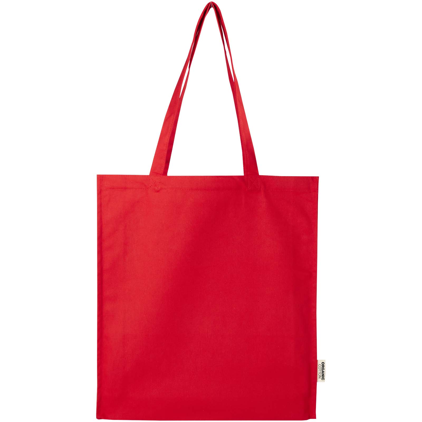 Odisha 180 g/m² OCS Bio Tragetasche mit Seitenfalten 14L rot