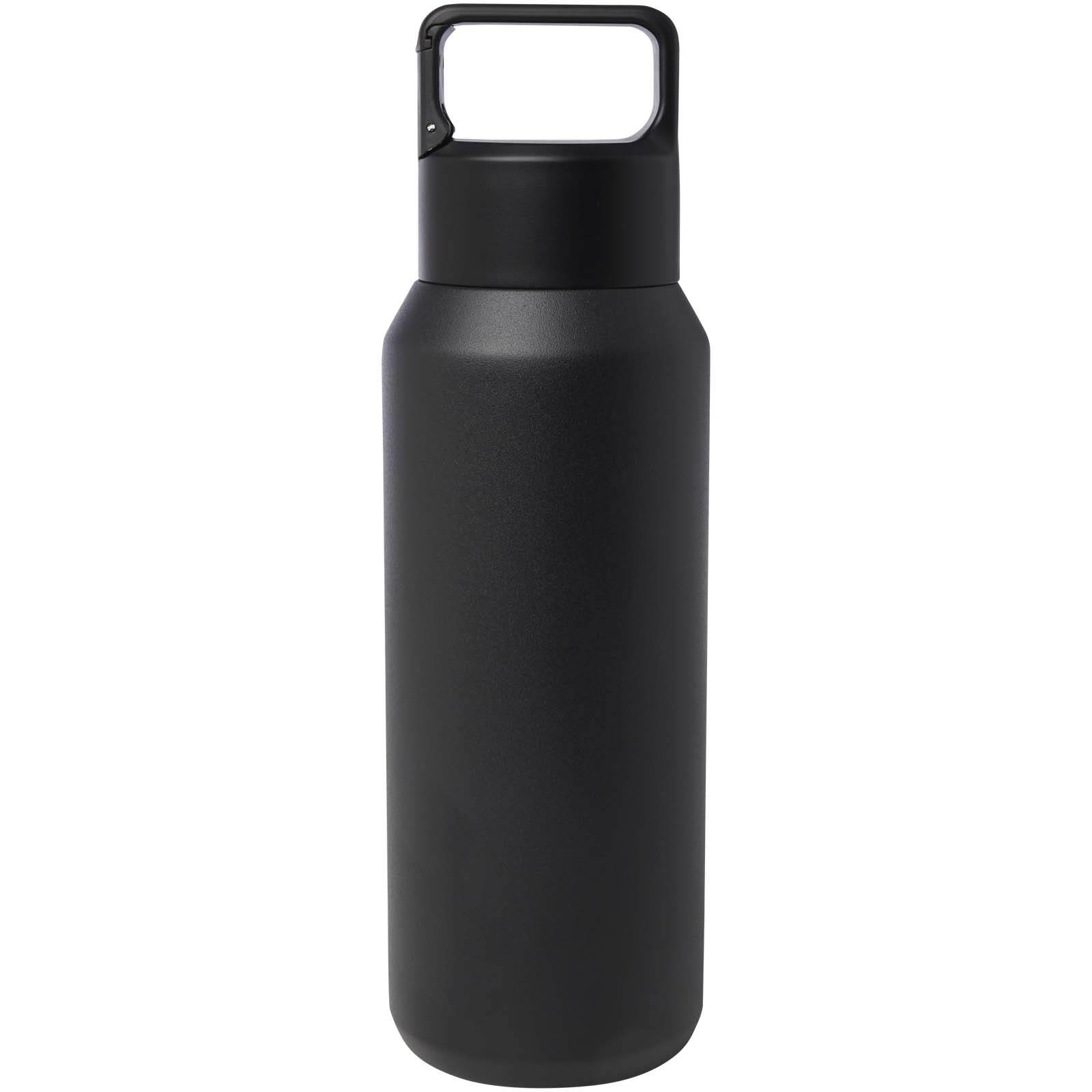Astra 600 ml RCS-zertifizierte Kupfer-Vakuum Isolierflasche aus recyceltem Edelstahl (Kohlensäure geeignet) schwarz