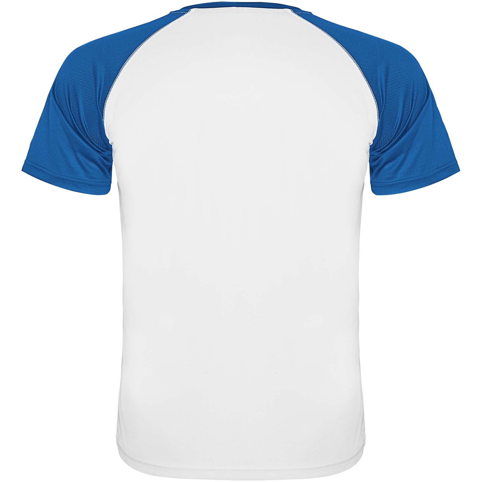 Indianapolis 140 g/m² Sport T-Shirt für Kinder weiss, royalblau