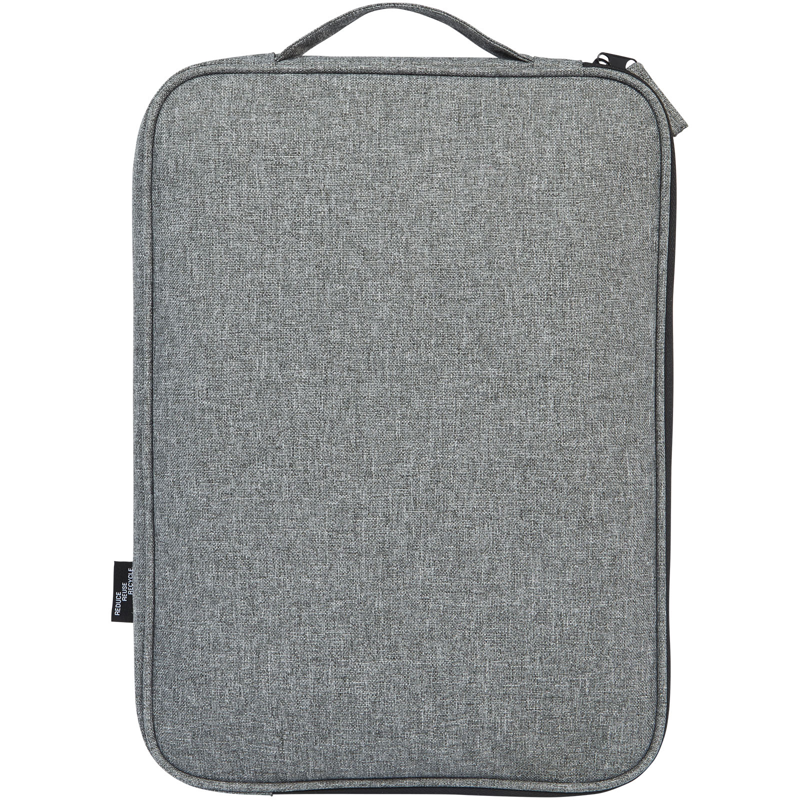 Reclaim 14" GRS recycelte Laptophülle 2,5 L schwarz, heather grau