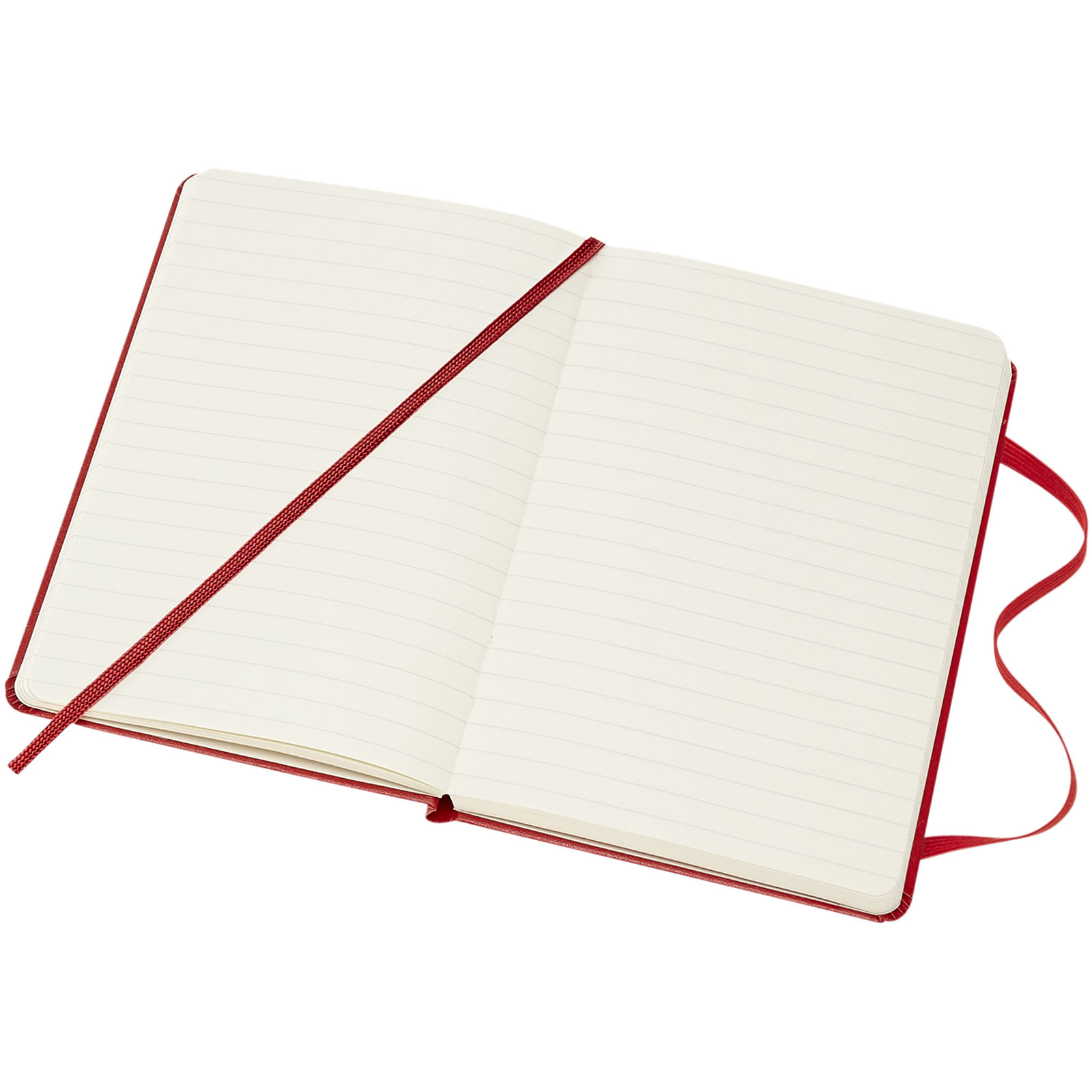 Moleskine Classic Hardcover Notizbuch Taschenformat – liniert scharlachrot