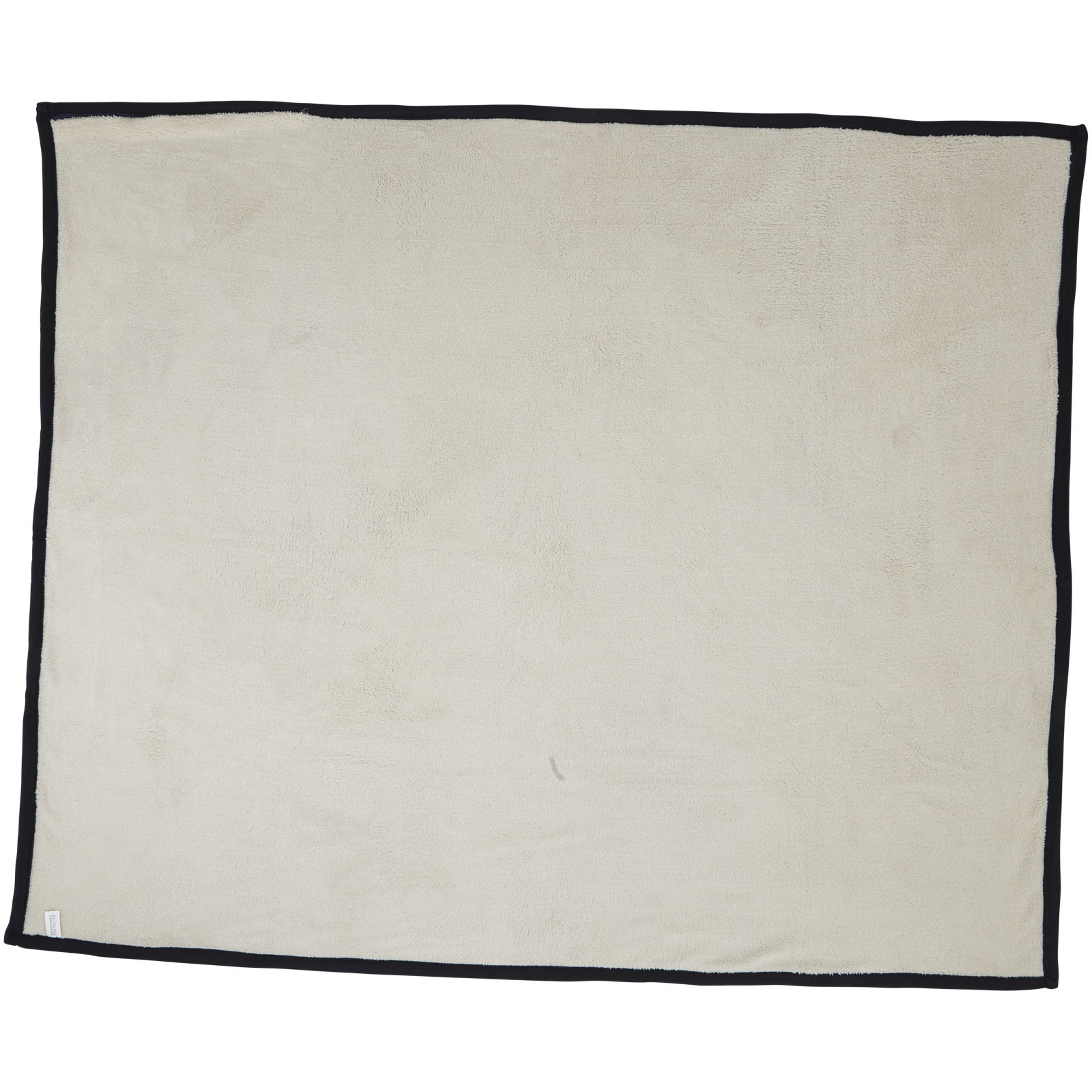 Springwood Decke aus weichem Fleece und Sherpa-Plaid navy, offwhite